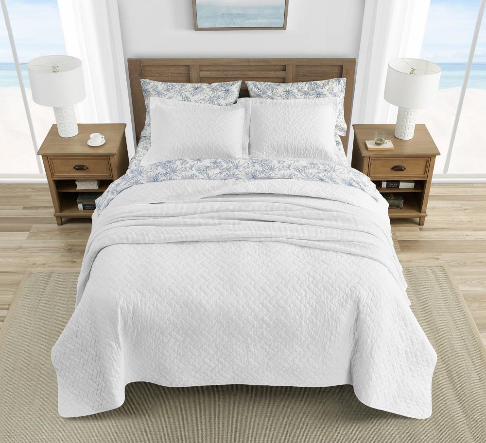 Tommy Bahama Home Tommy Bahama Raffia Solid Cotton Reversible Quilt Set