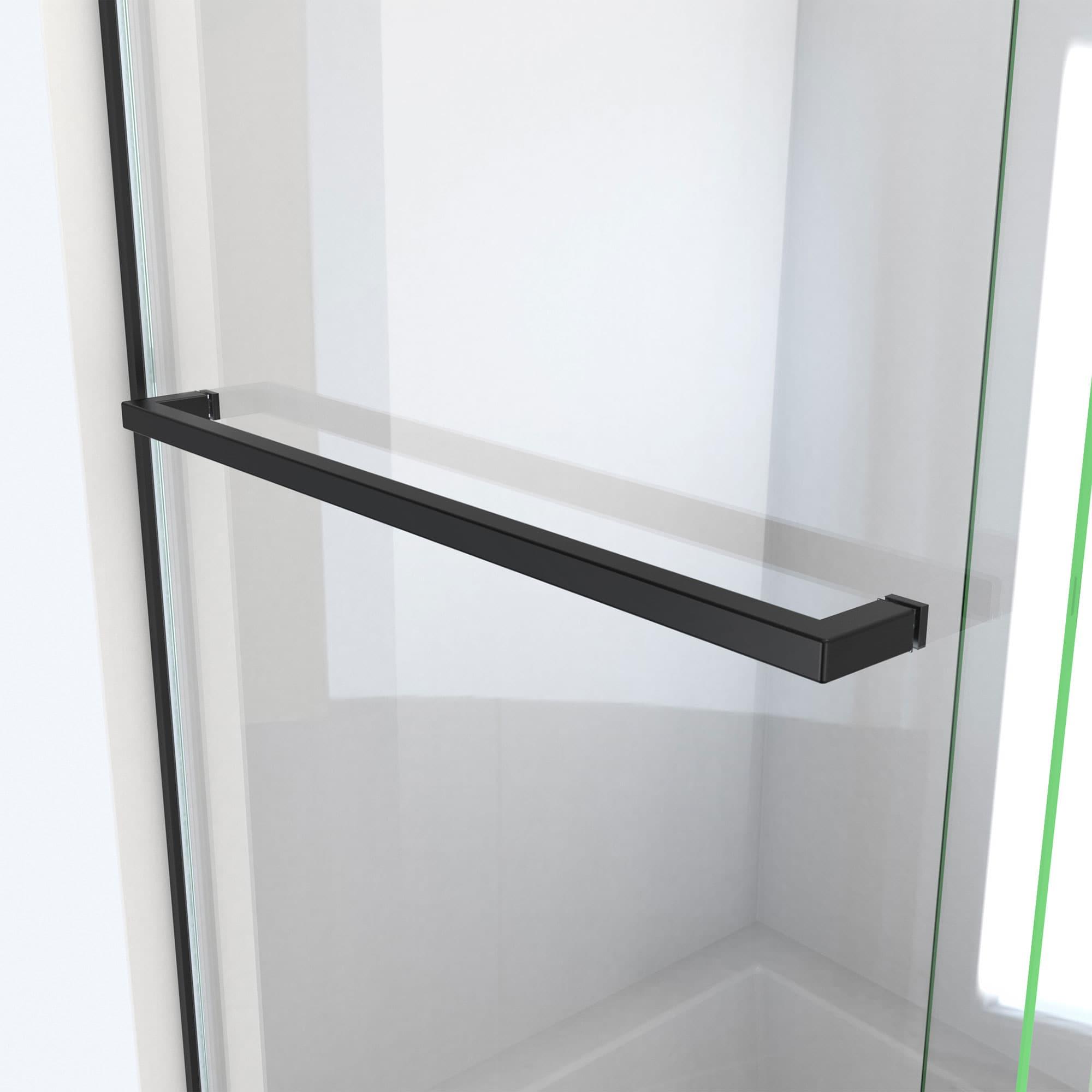 Essence 56" W x 60" H Reversible Frameless Tub Door with ClearMax™ Technology