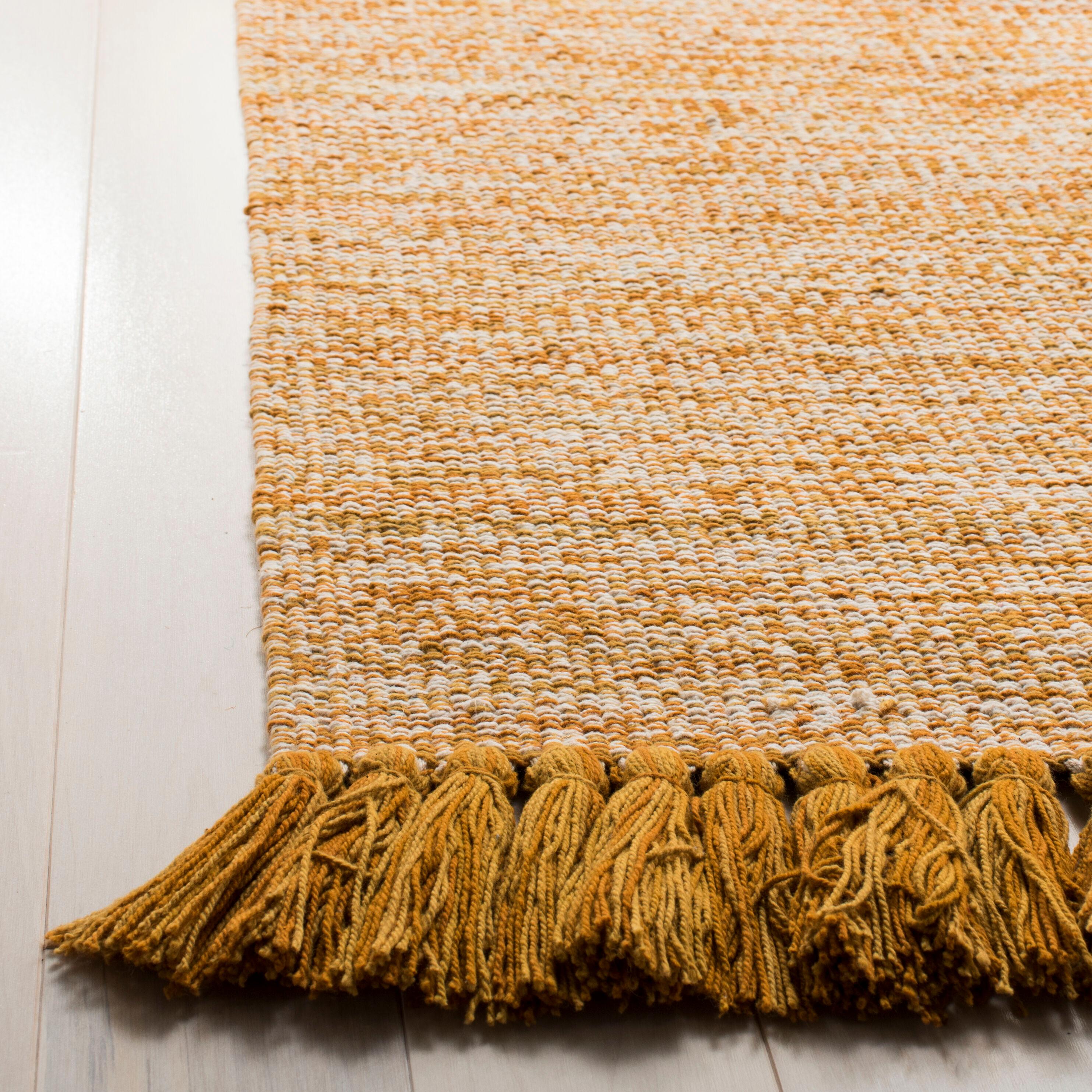 Montauk MTK610 Hand Woven Indoor Accent Rug - Gold - 3'x5' - Safavieh.