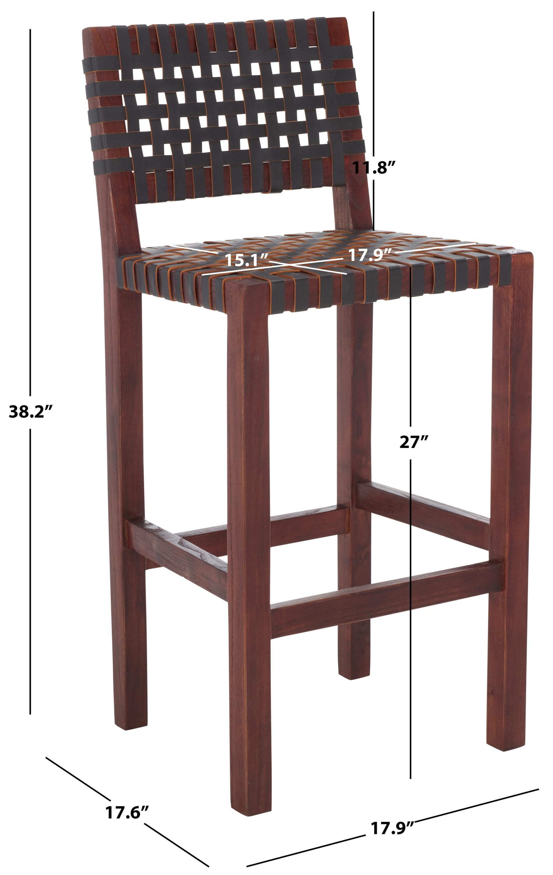 Capri Counter Stool - BST1009 - Brown/Brown - Safavieh