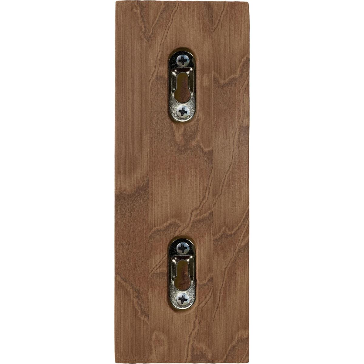 Ekena Millwork 3-in x 5.5-in x 8-in Unfinished Mahogany Wood Paintable/Stainable Corbel