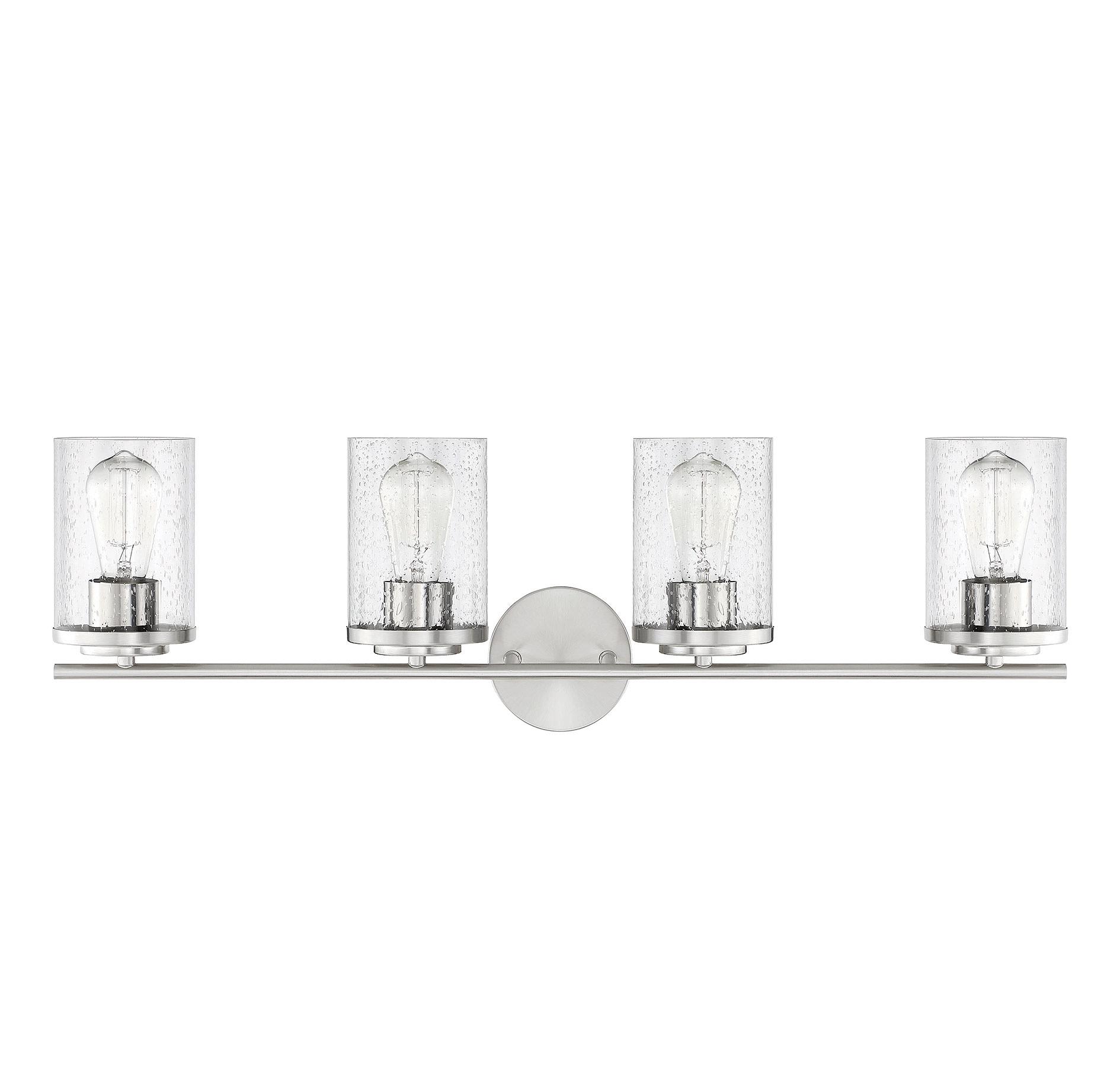 Savoy House Marshall 4 - Light Vanity in  Polished Chrome