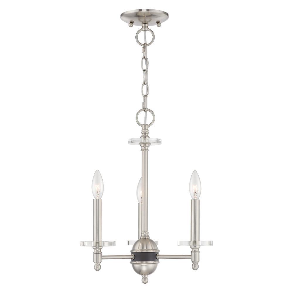 Livex Lighting Bennington 3 - Light Chandelier in  Brushed Nickel