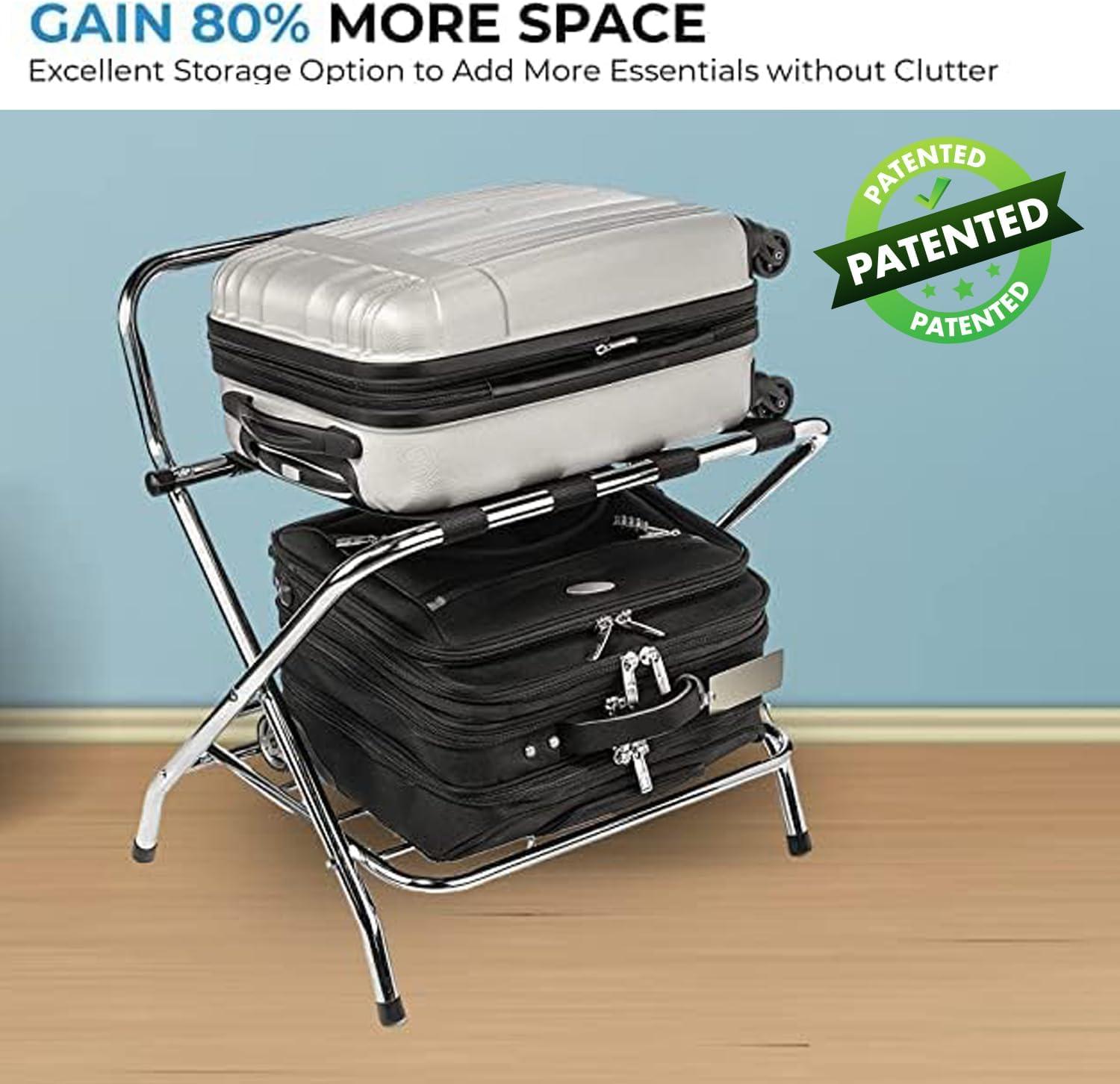 Folding Metal Luggage Rack
