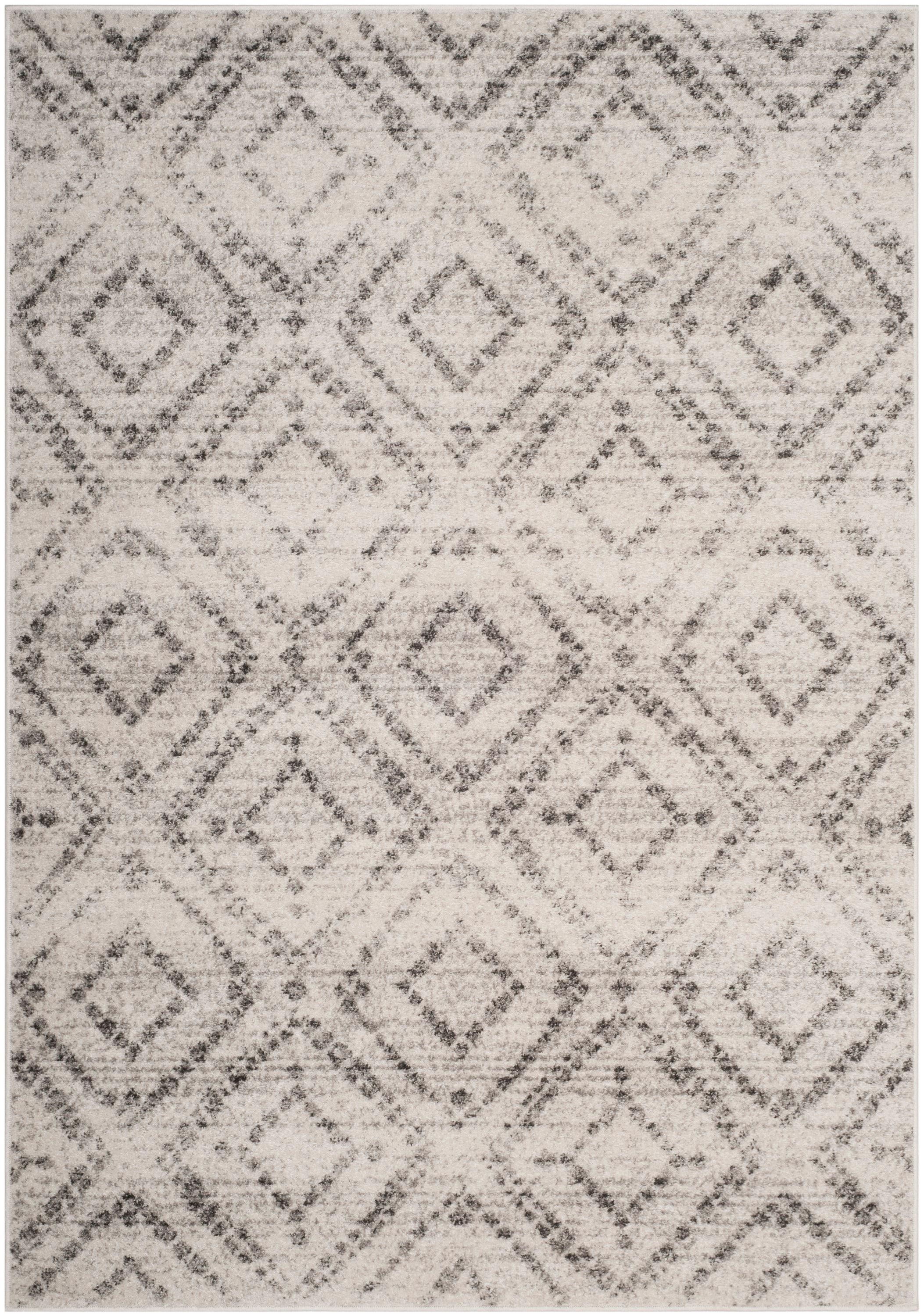 Adirondack ADR131 Machine Made Indoor Area Rug - Light Grey/Grey - 5'-1"x7'-6" - Safavieh