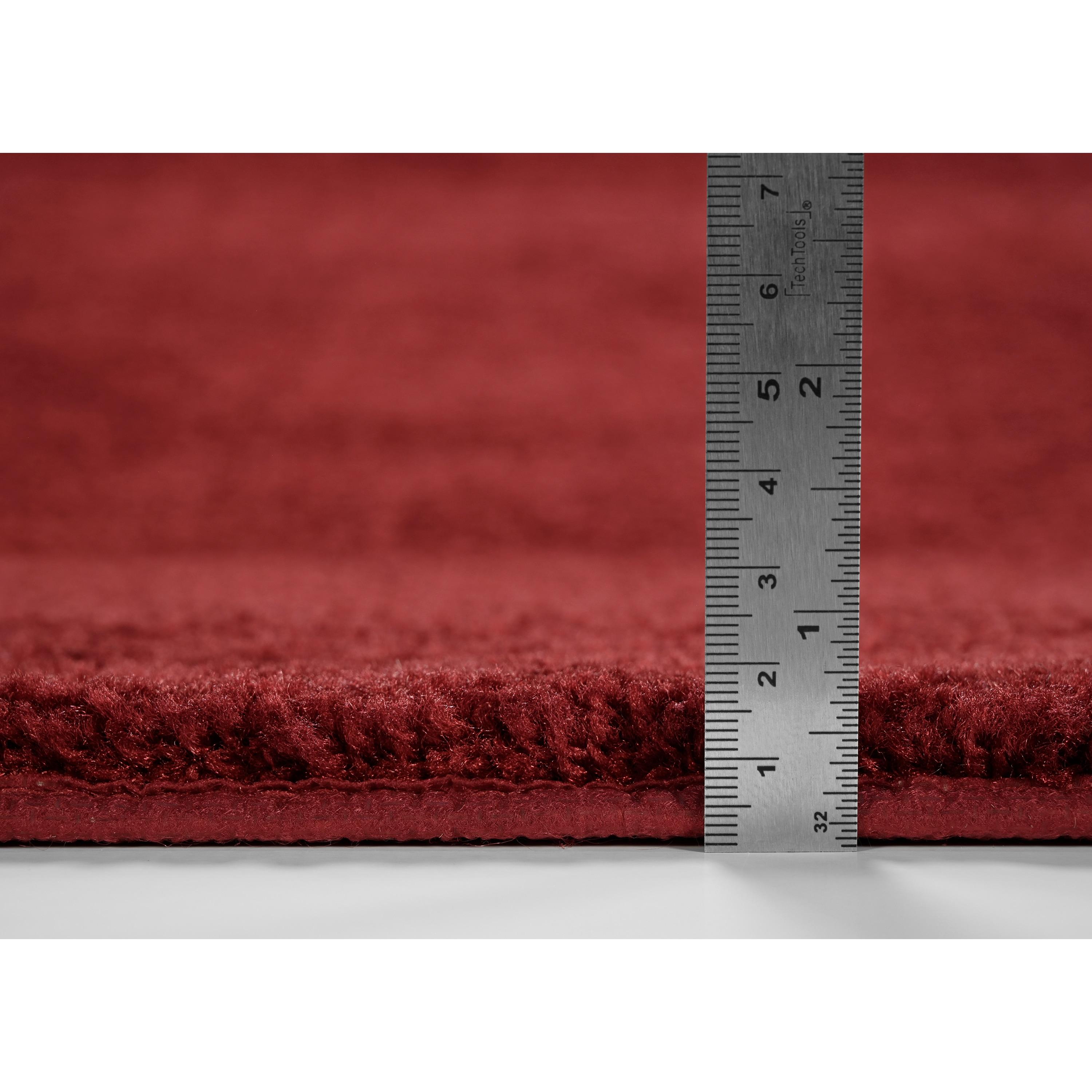 Garland Rug Traditional Bath Rug Set, 4-Piece, Chili Pepper Red