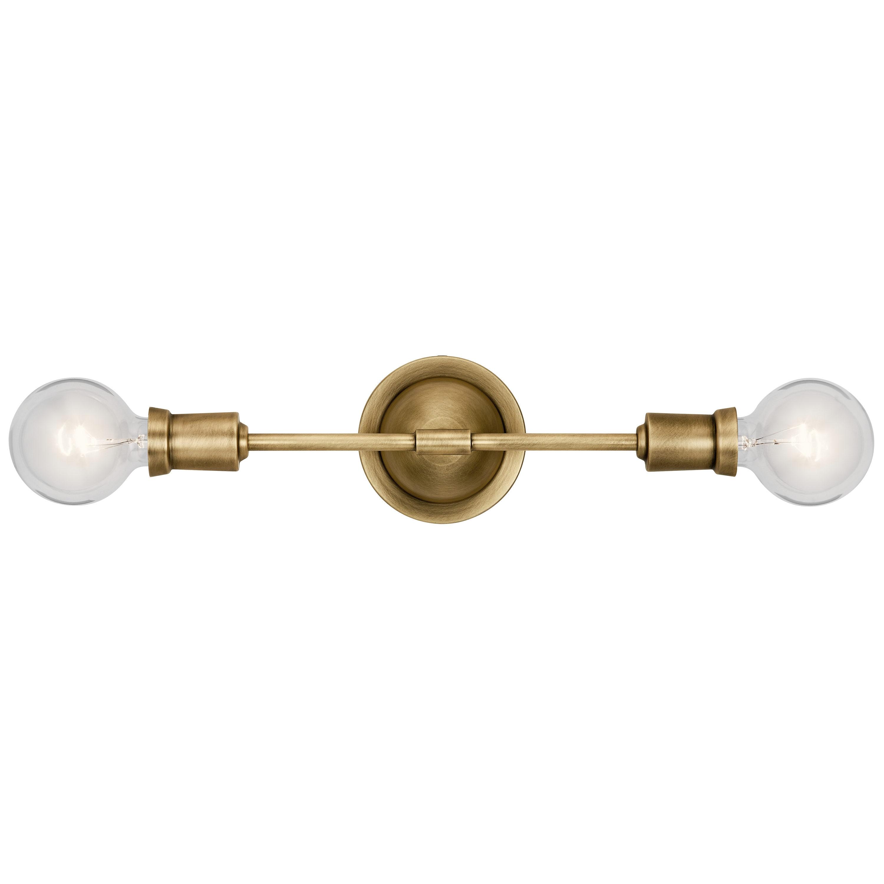 Kichler Lighting Armstrong 2 - Light Sconce in  Natural Brass