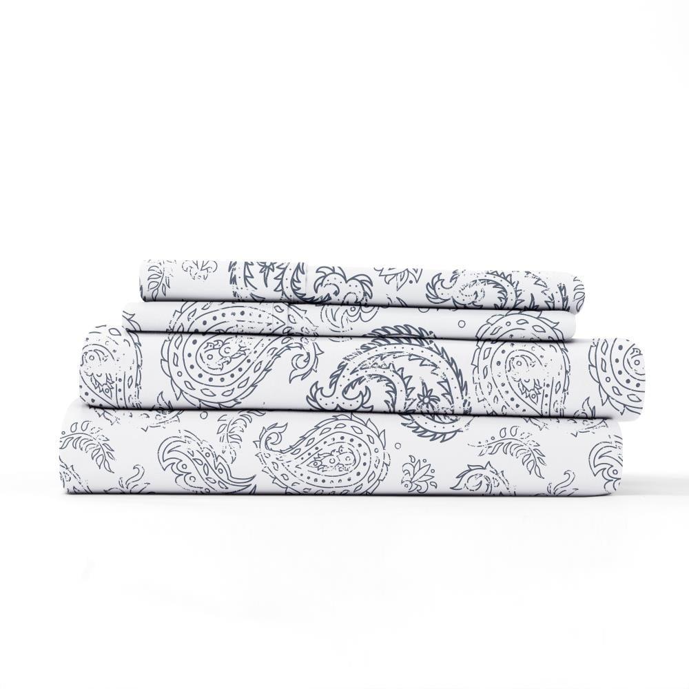 Becky Cameron Ultra Soft Paisley Pattern Microfiber Sheet Set