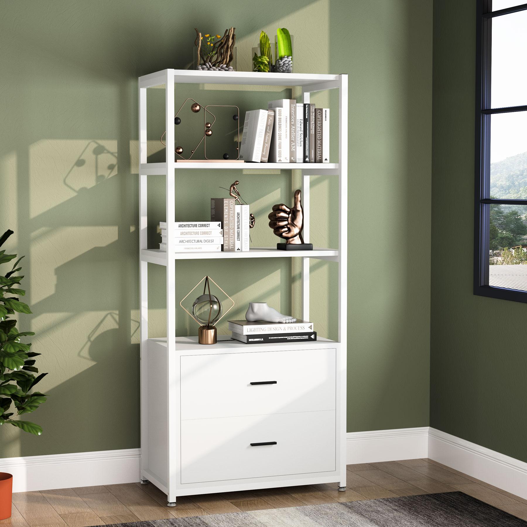 Everly Quinn Edlira Etagere Storage Bookcase