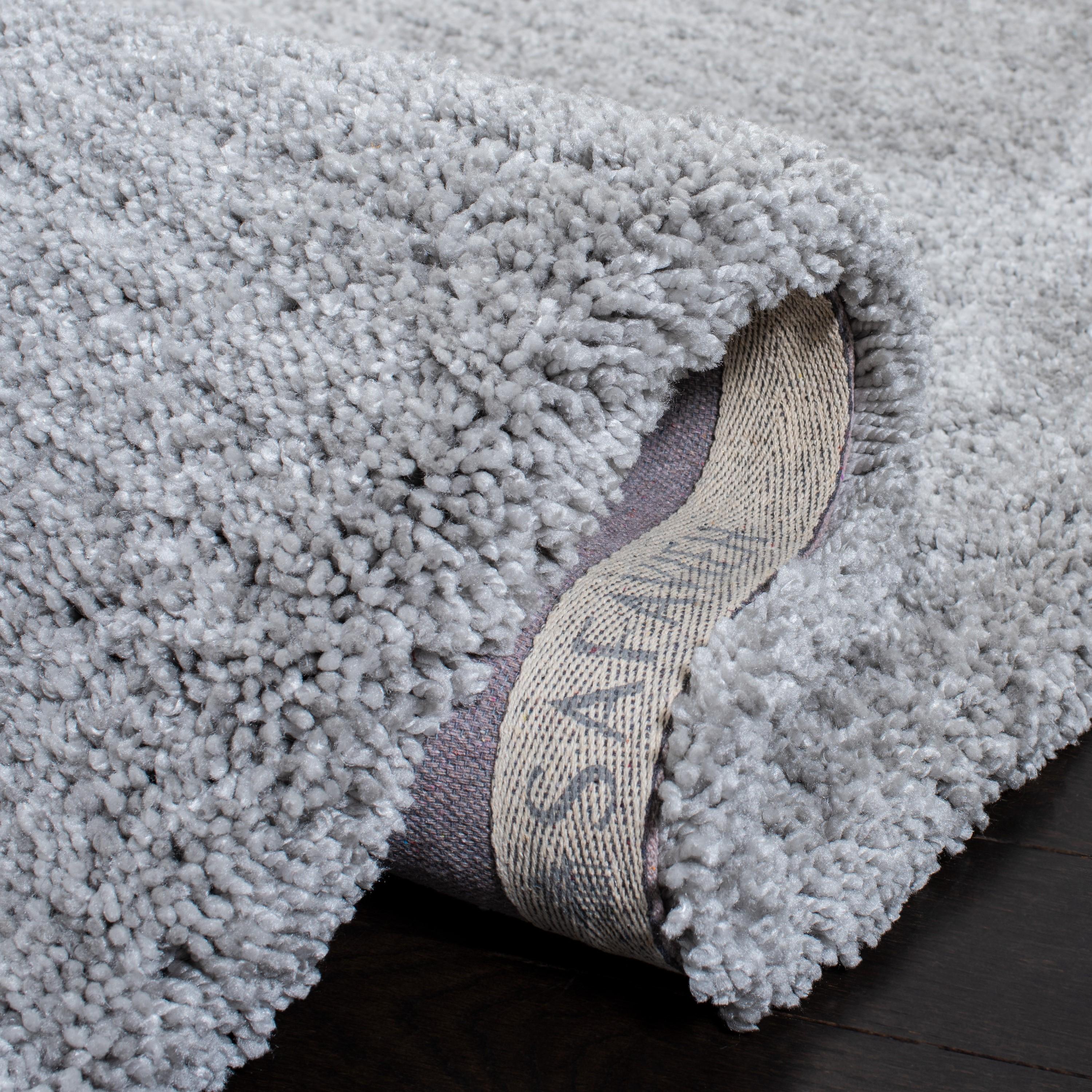 Ultimate Shag SGU211 Hand Tufted Indoor Accent Rug - Silver/Silver - 3'x5' - Safavieh.