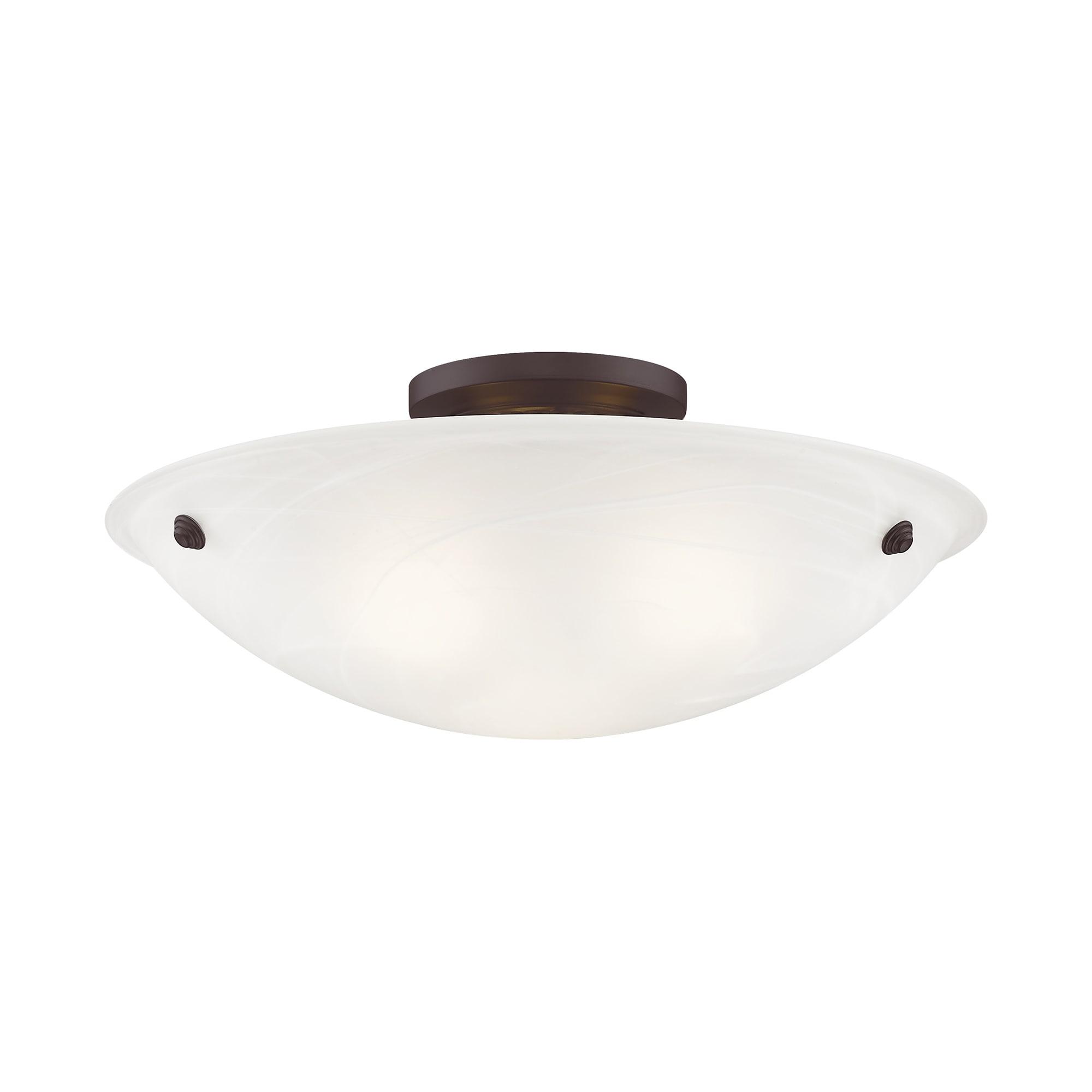 Livex Lighting Oasis 3 - Light Flush Mount in  Bronze