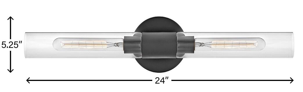 Shea 2 - Light Dimmable Bath Bar