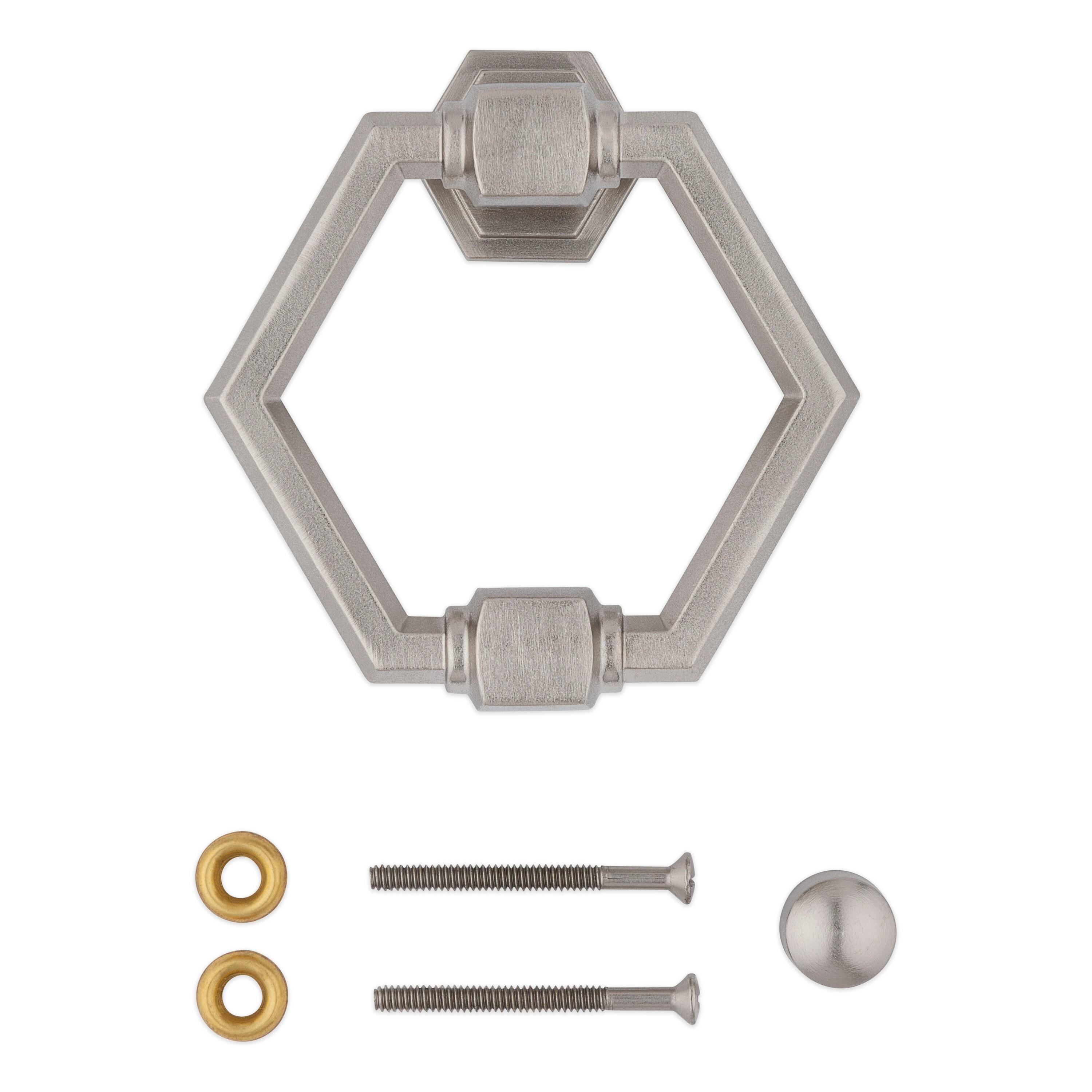 National Hardware - V1918 Powell Door Knocker - Satin Nickel