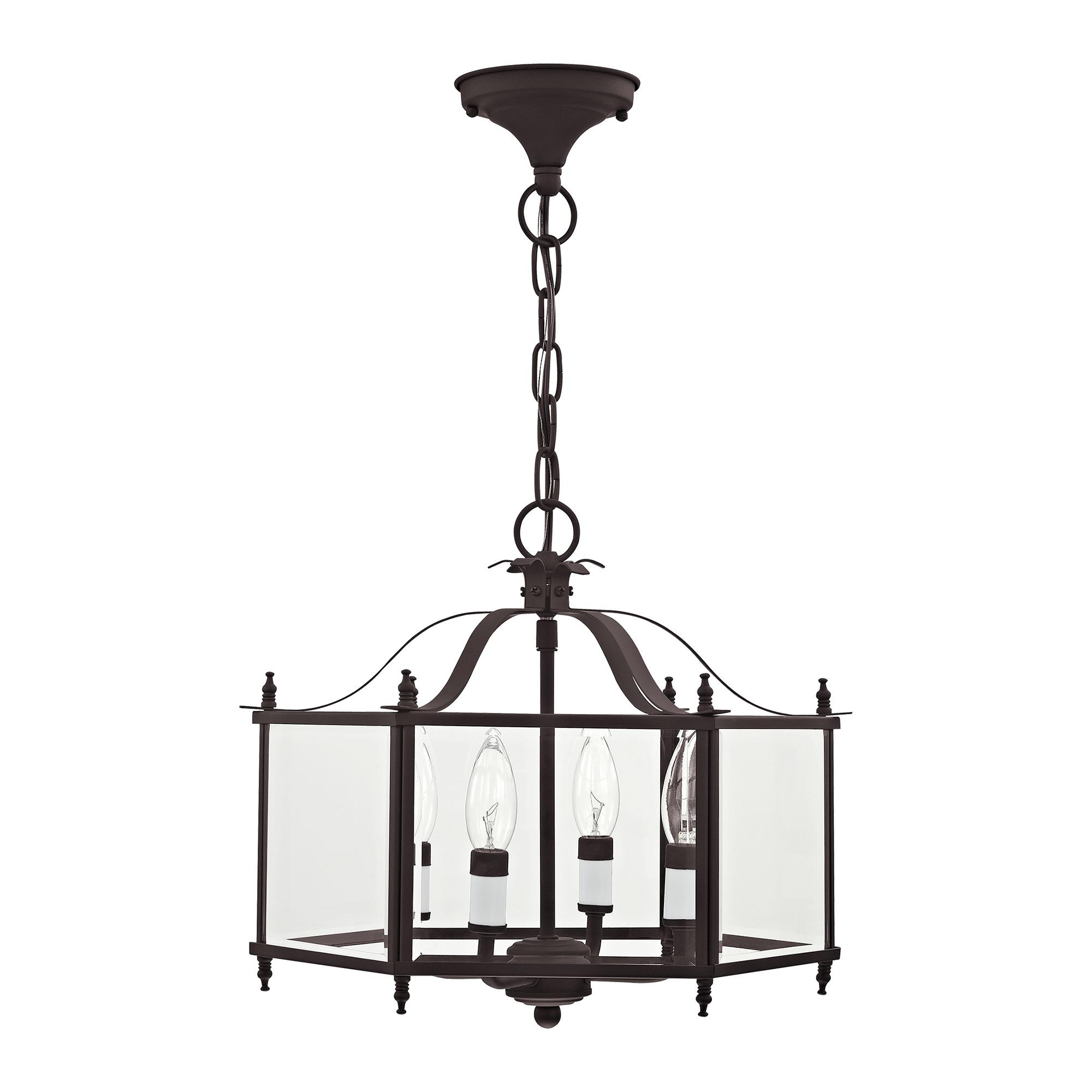Livex Lighting Livingston 4 - Light Pendant in  Bronze