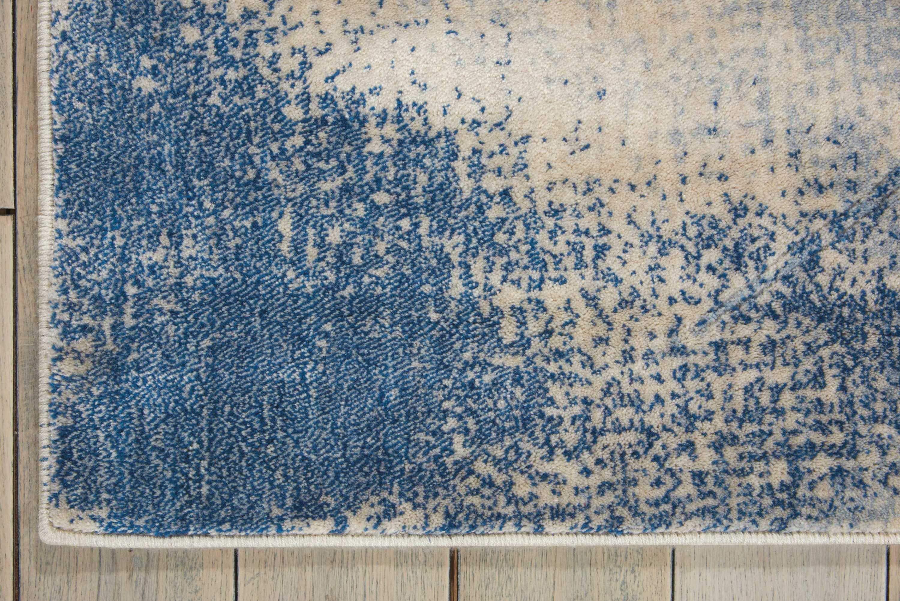 Nourison Somerset Ivory Blue Area Rug ST18 9'6" x 13'