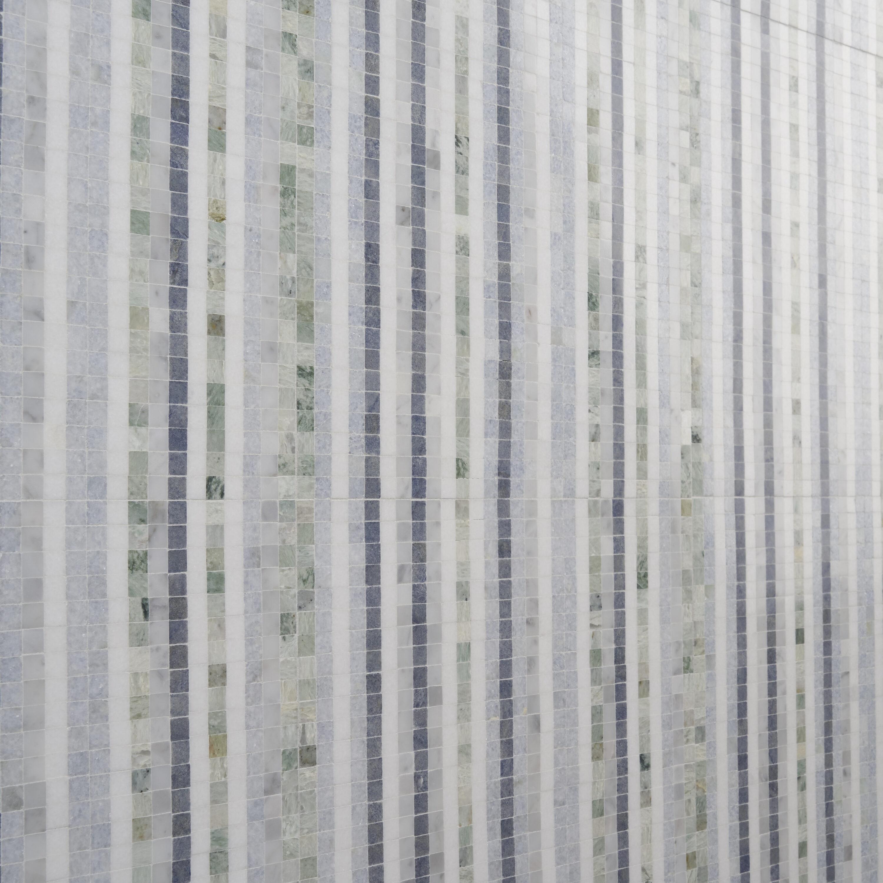 Bond Tile Minute 12" x 12" Marble Grid Wall & Floor Tile