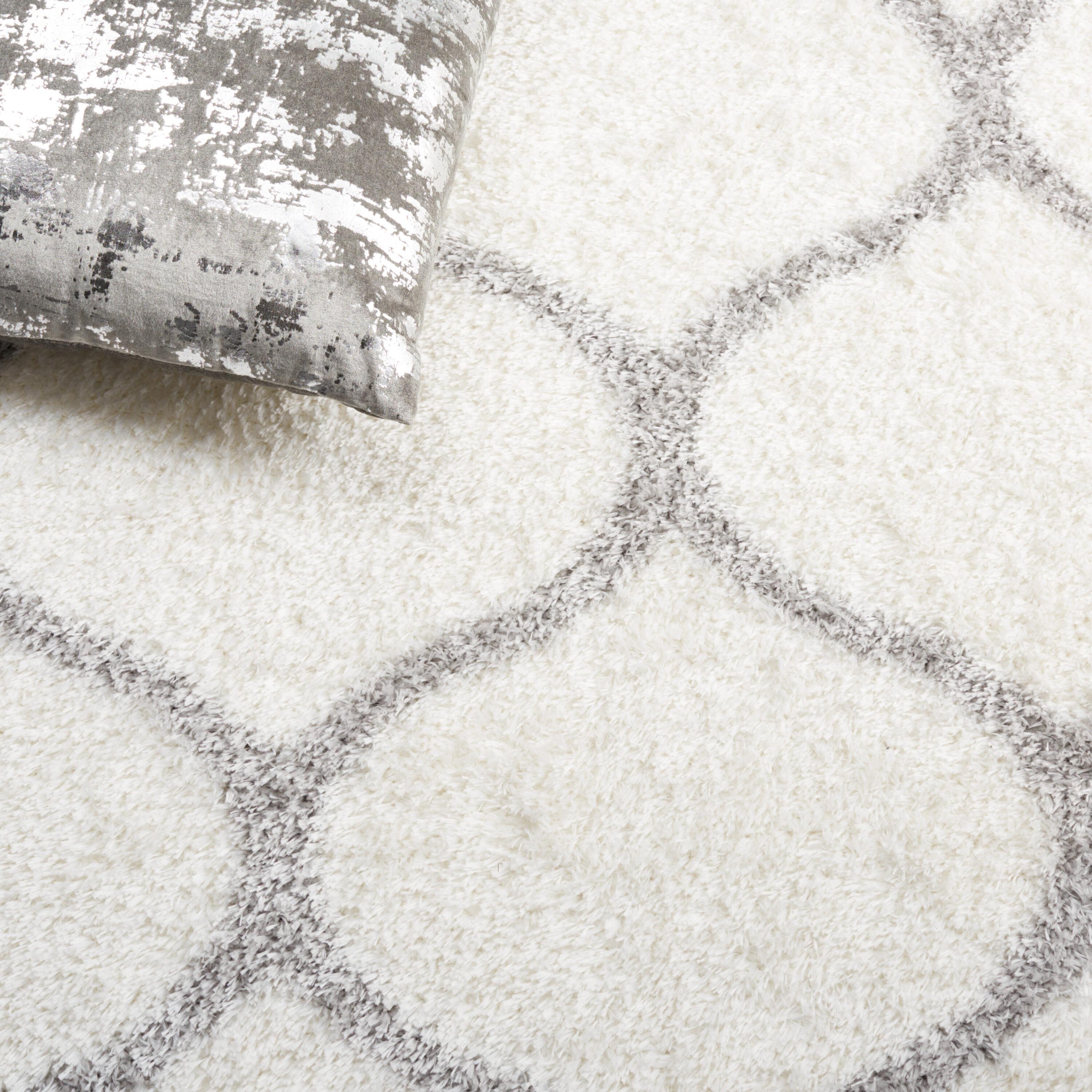 Red Barrel Studio® Tahoe Shag Performance Geometric Rug