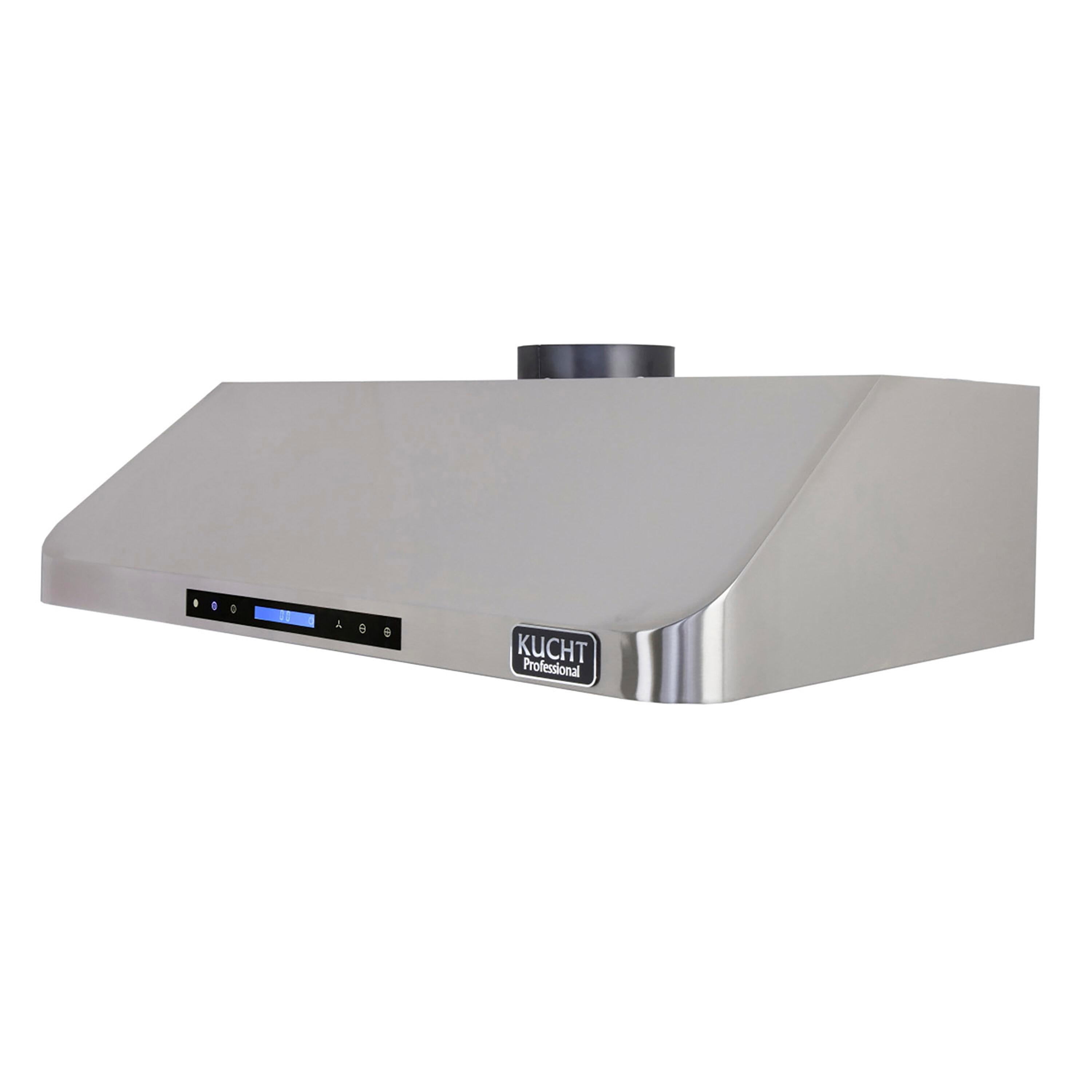 Kucht 48" Stainless Steel 1200 CFM Ducted (Vented) Under Cabinet Range Hood with Baffle Filter