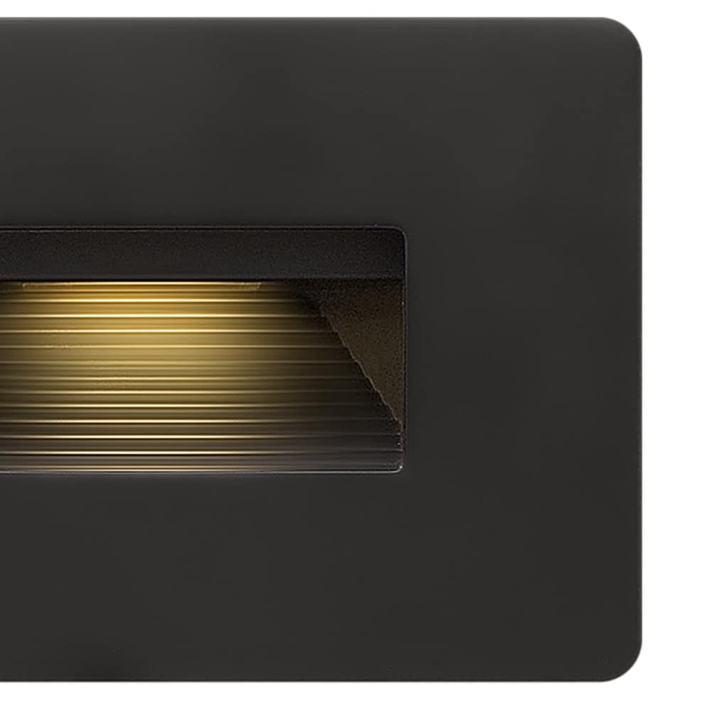 Hinkley Luna Satin Black Low Voltage Integrated LED Step Light
