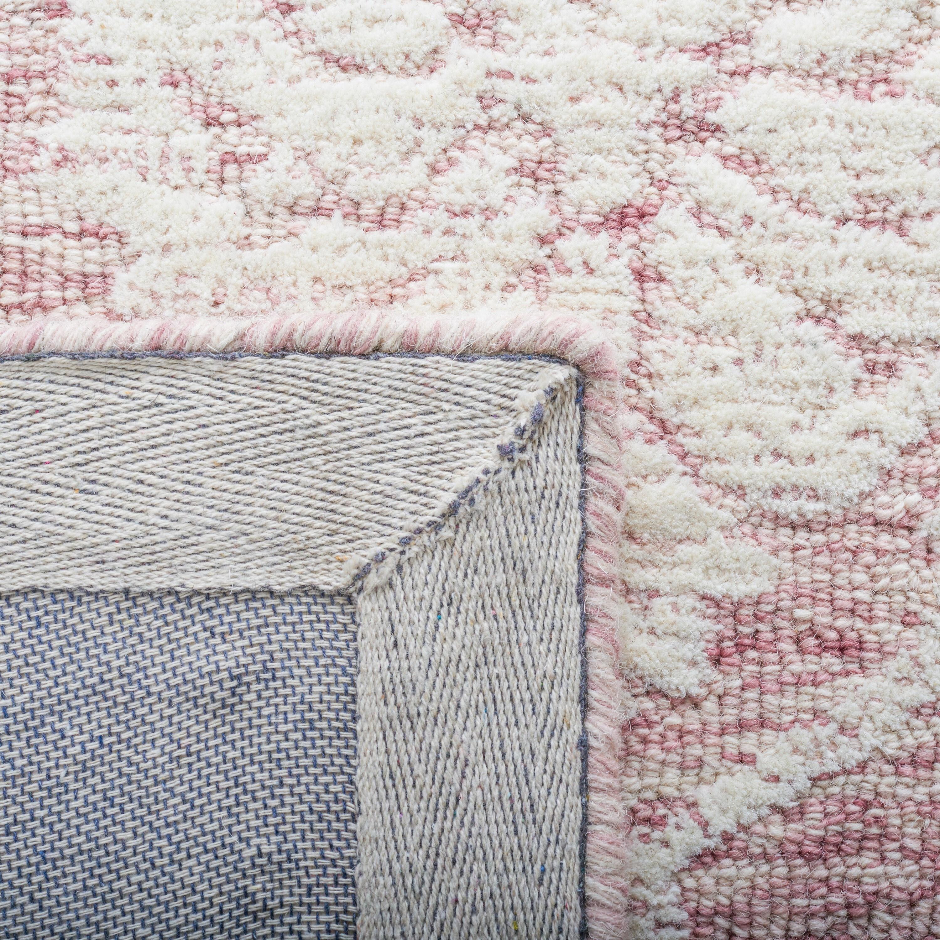 Metro MET996 Hand Tufted Indoor Area Rug - Pink/Ivory - 5'x8' - Safavieh
