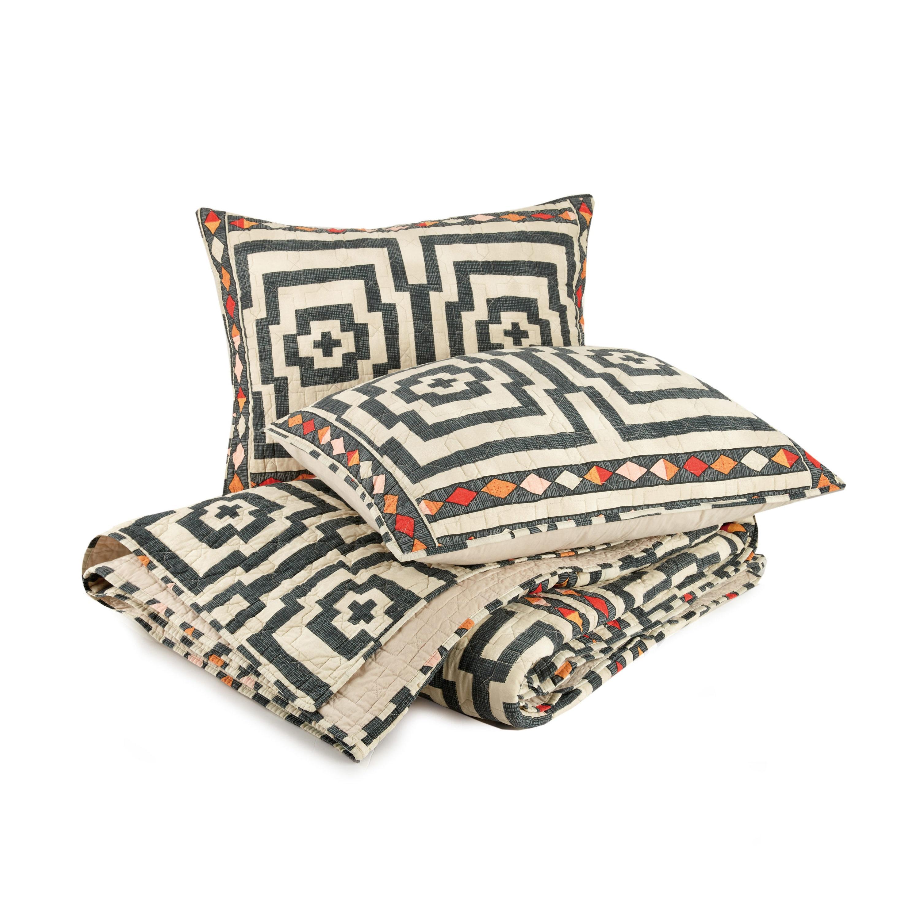 Hypnotic 100% Cotton Quilt Set