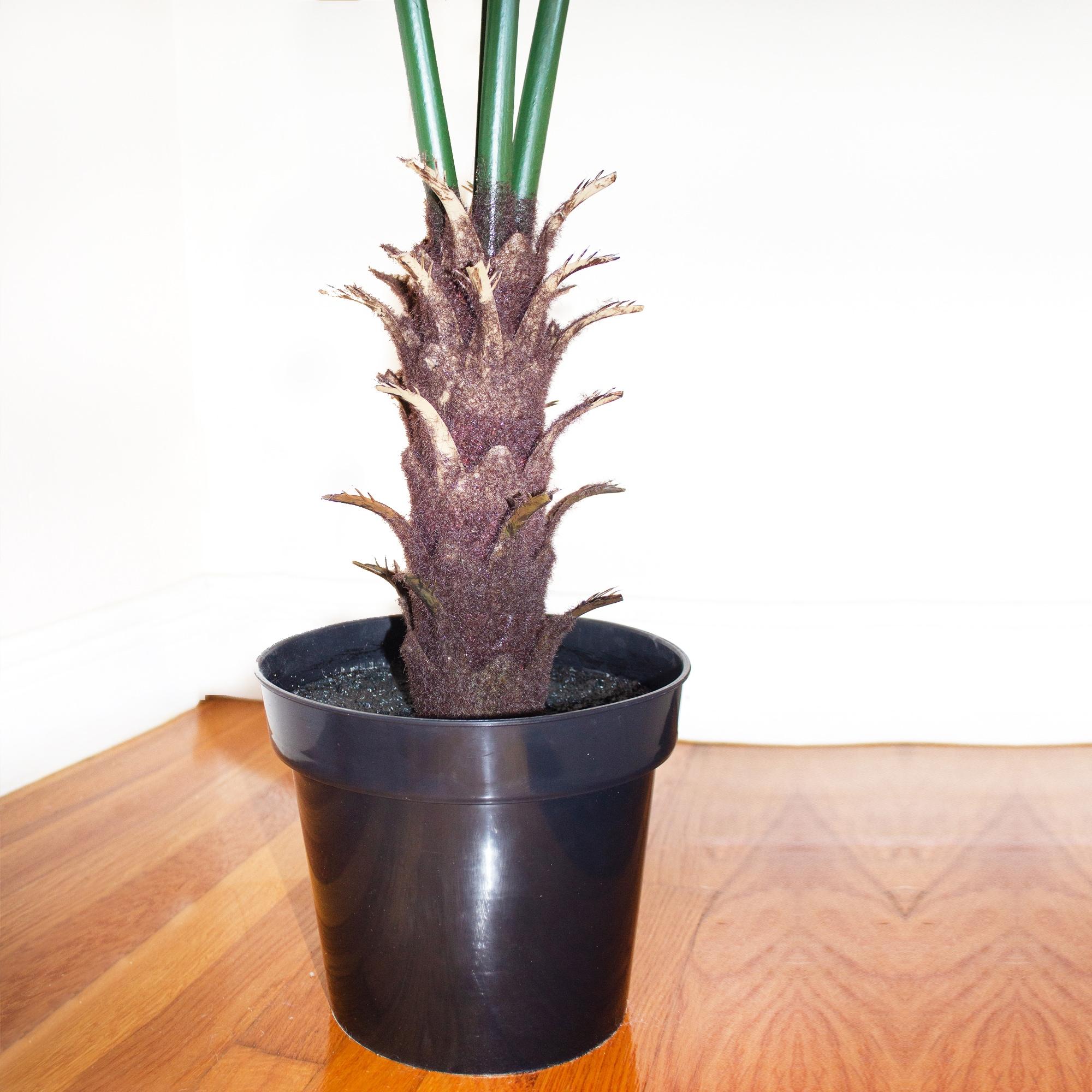 Nearly Natural 7-ft Fan Palm Tree UV Resistant (Indoor/Outdoor)