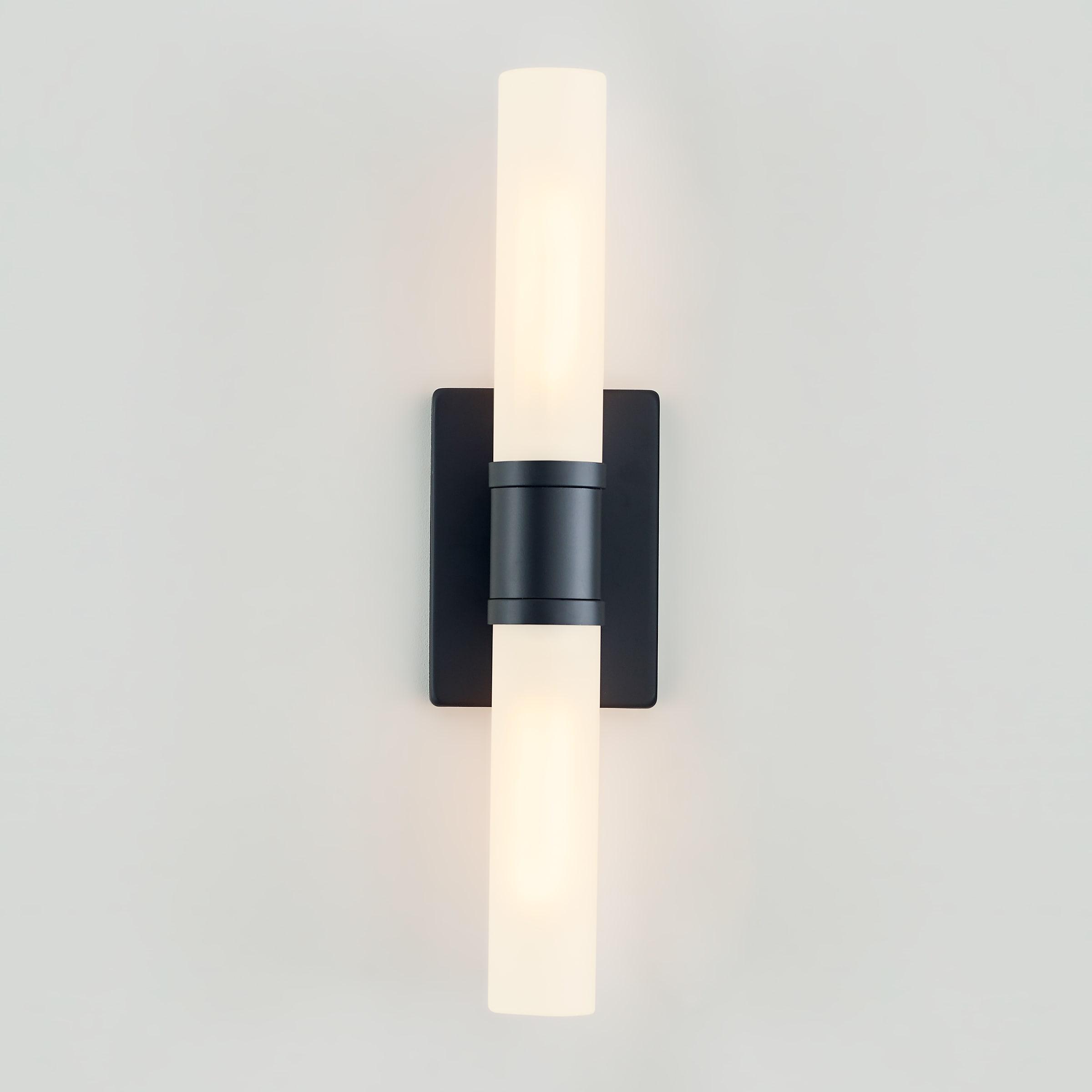 Evelien 2 Light Frosted Dimmable Vanity Light