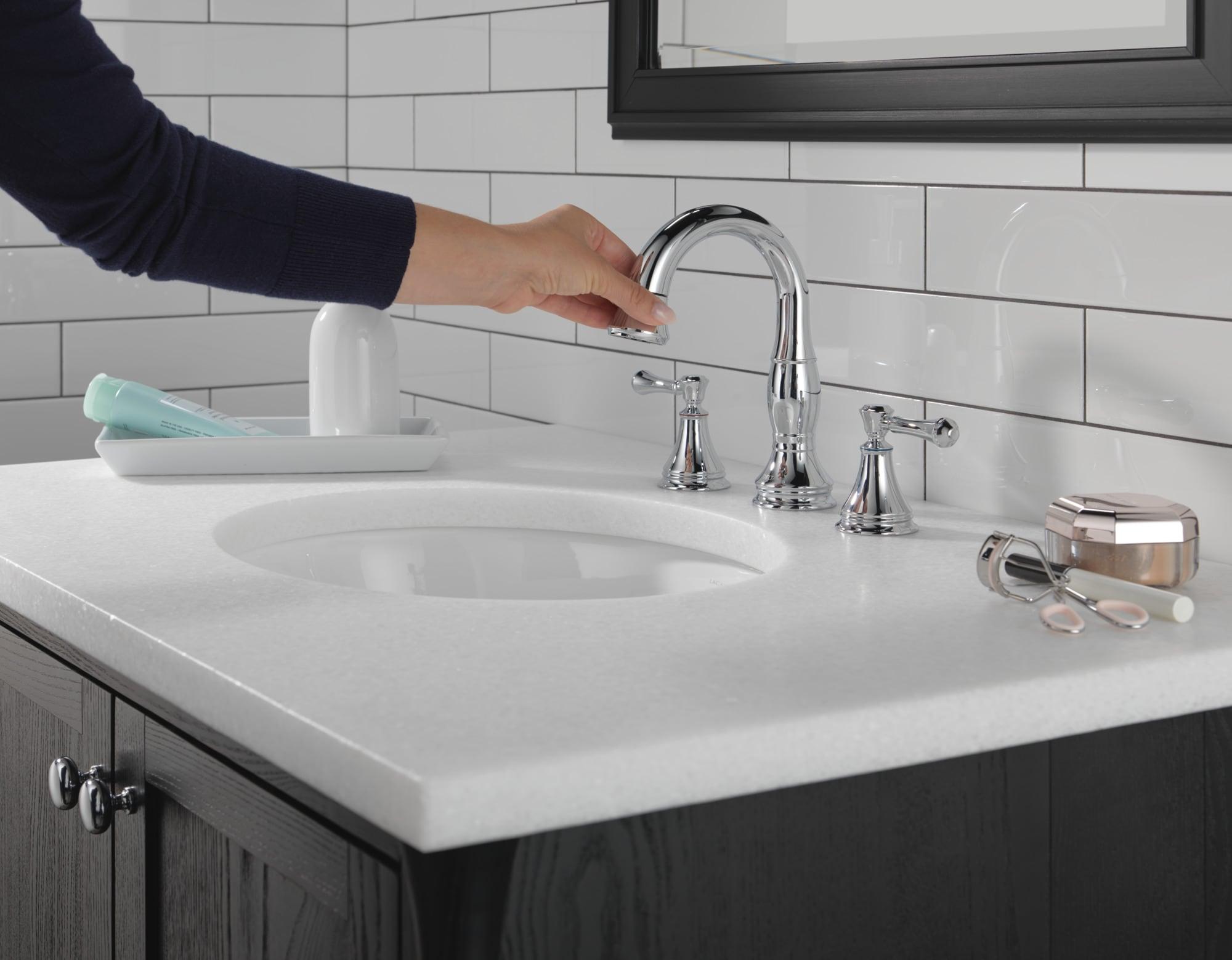 Cassidy Widespread Bathroom Faucet 3 Hole, 2-handle Bathroom Sink Faucet with Drain Assembly