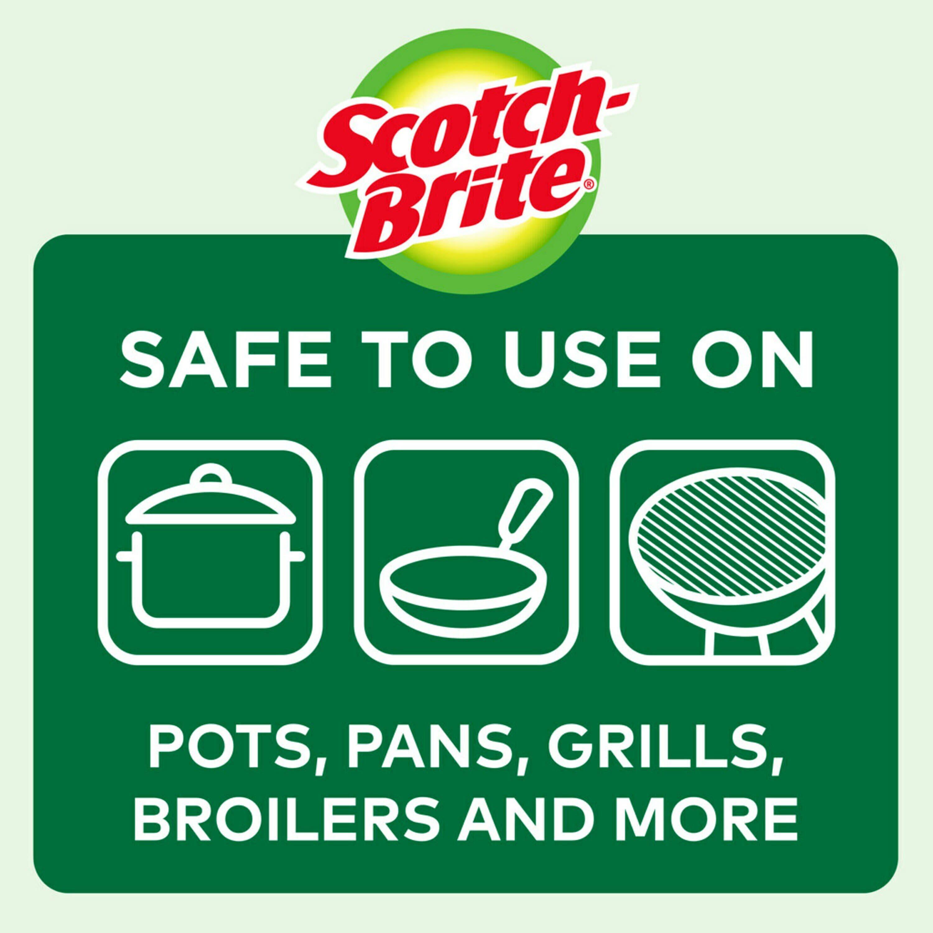 Scotch-Brite Stainless Steel Scrubbing Pads - 3ct