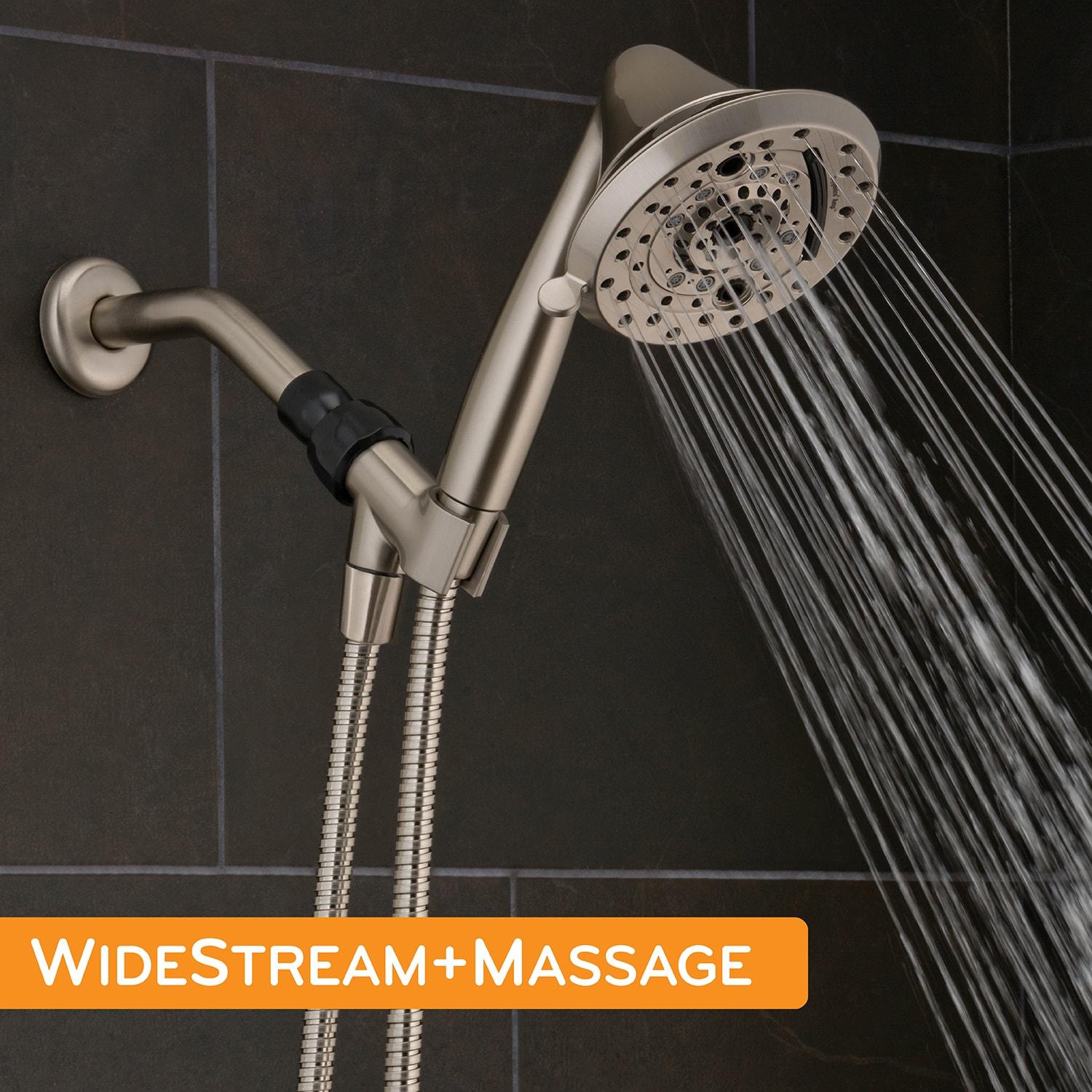 Oxygenics 114187 5 in. 1.8GPM Amp Brushed Nickel Shower Head