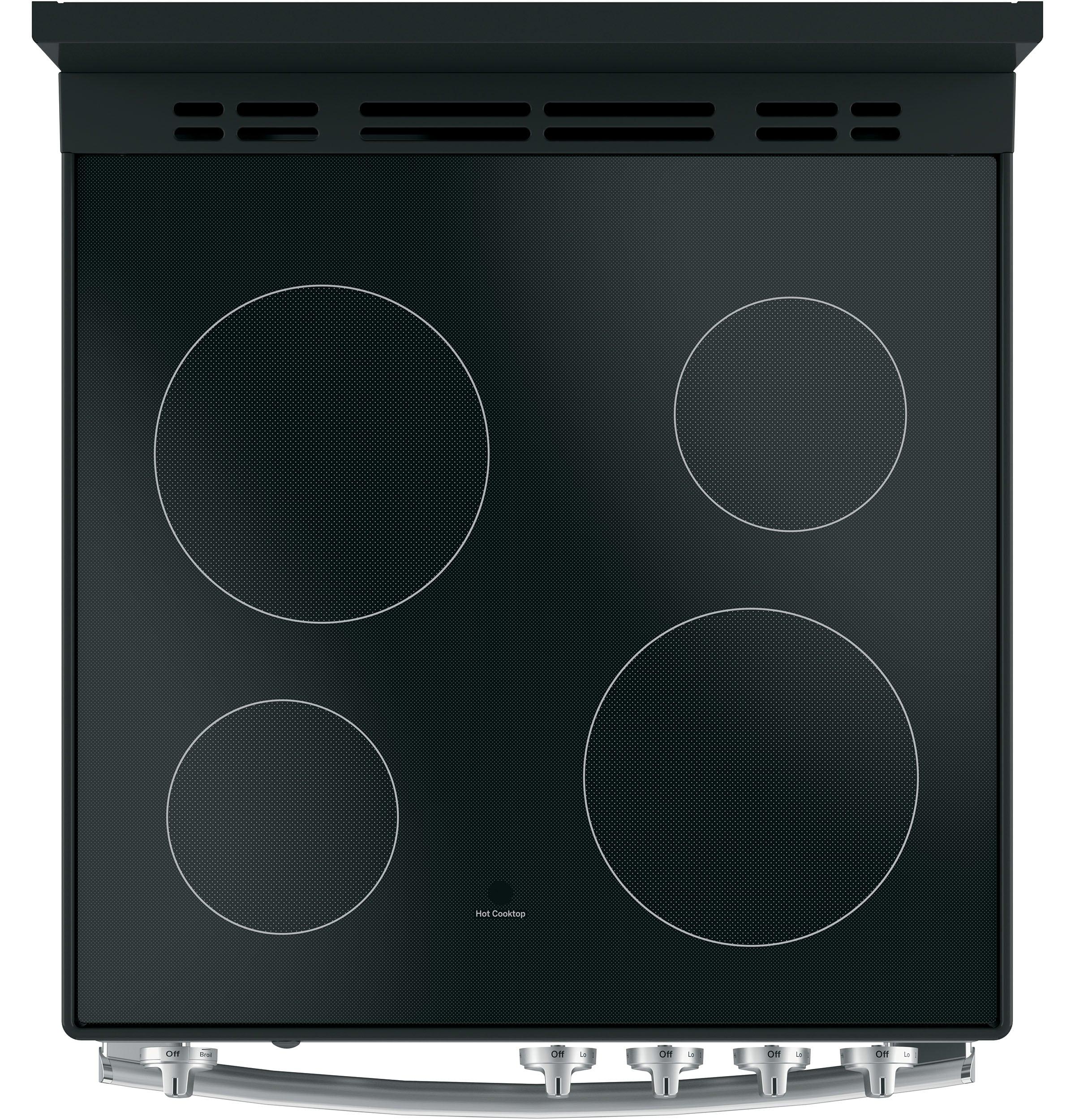 24" 2.9 Cu. Ft. Freestanding Electric Range with Modular Backguard