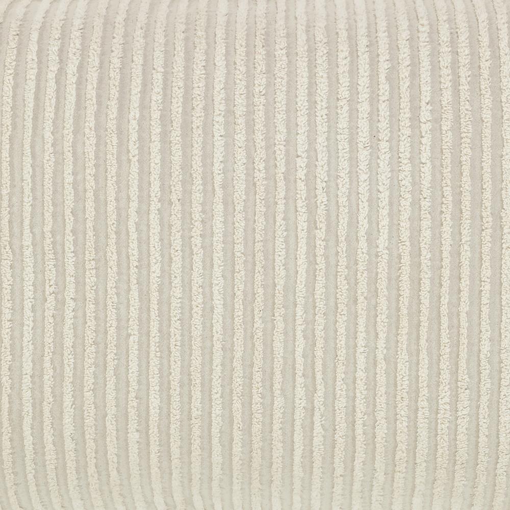 Better Trends Jullian Collection 100% Cotton Tufted Pillow Sham with Stripe Pattern Machine Washable Pillow Cover