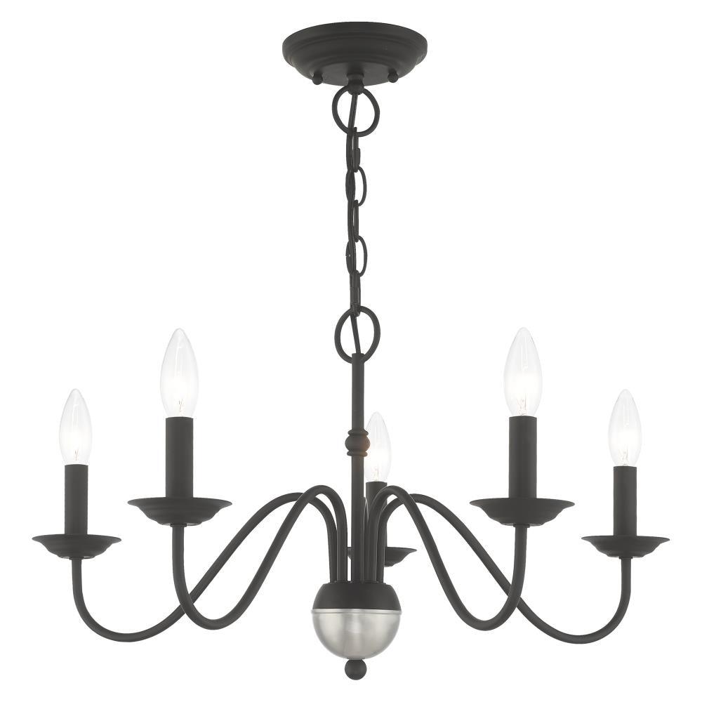 Livex Lighting Windsor 5 - Light Chandelier in  Black