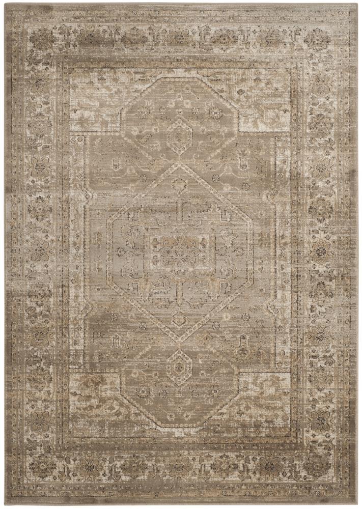 Vintage VTG116 Power Loomed Indoor Area Rug - Mouse - 4'x5'7" - Safavieh.
