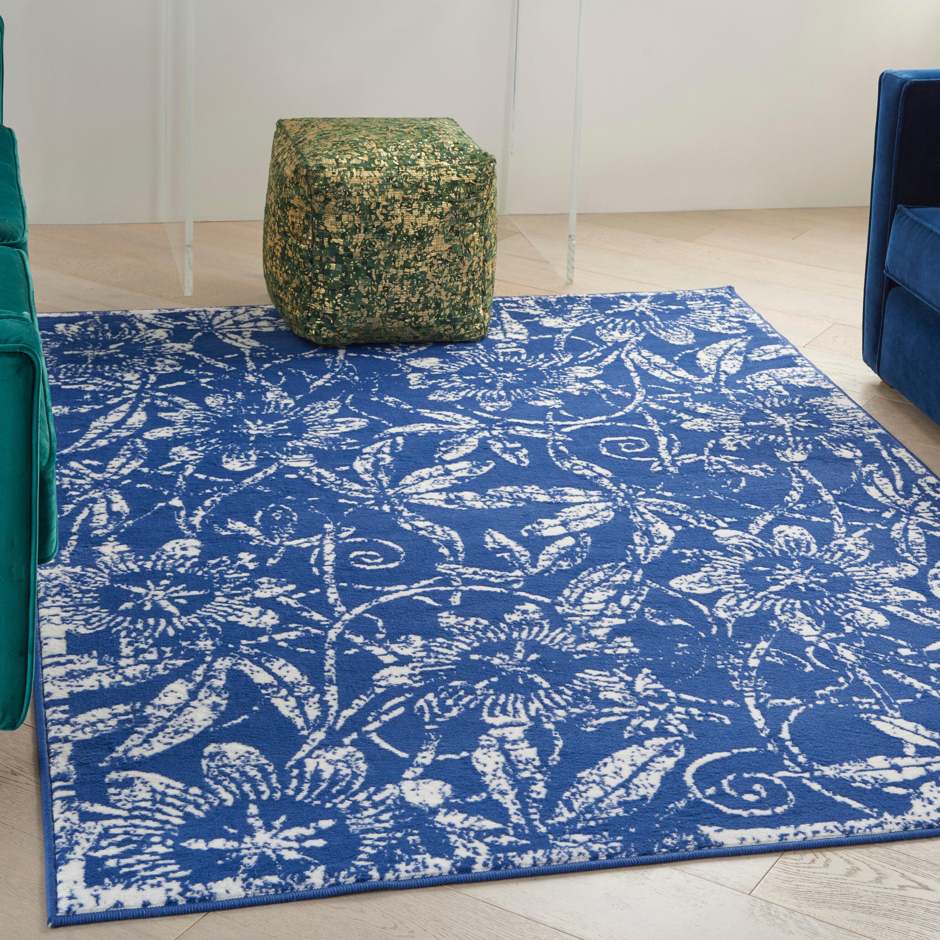 Nourison Whimsicle WHS05 Indoor only Area Rug - Navy 5' x 7'