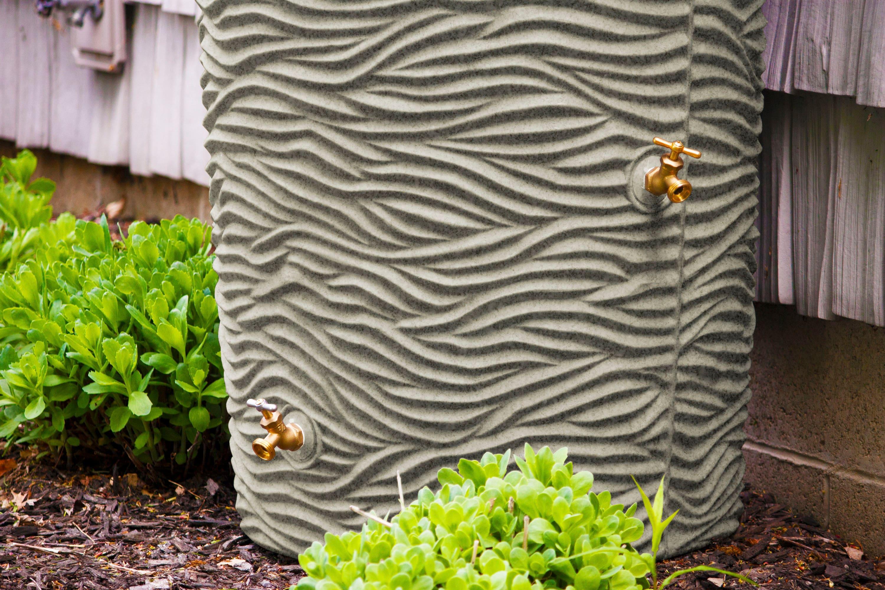 Loon Peak® Loon Peak® 65 Gallons Plastic Drainable Planter Rain Barrel