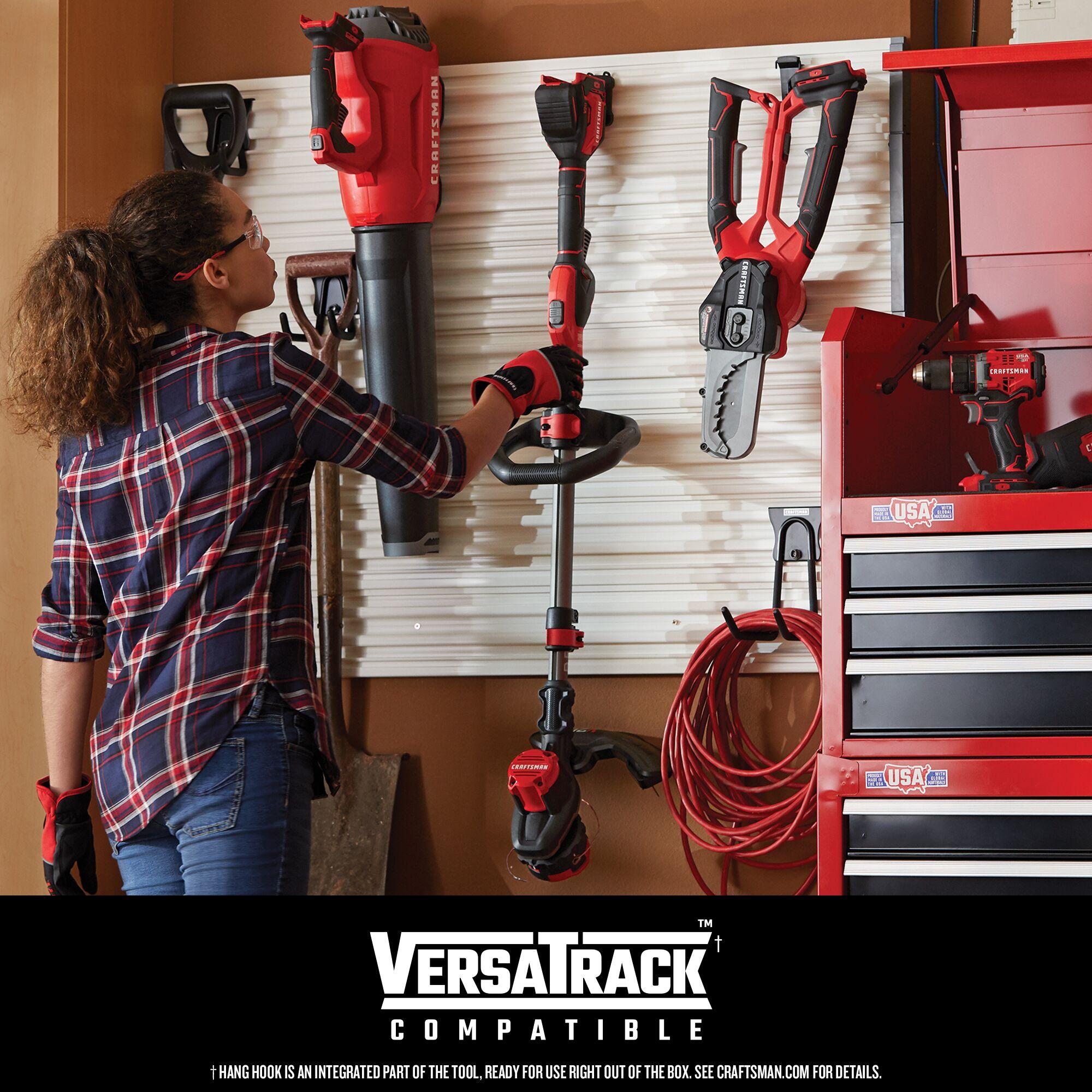 Craftsman Versatrack 17 in. L X 11 in. W X 12 in. H Black Wire Basket