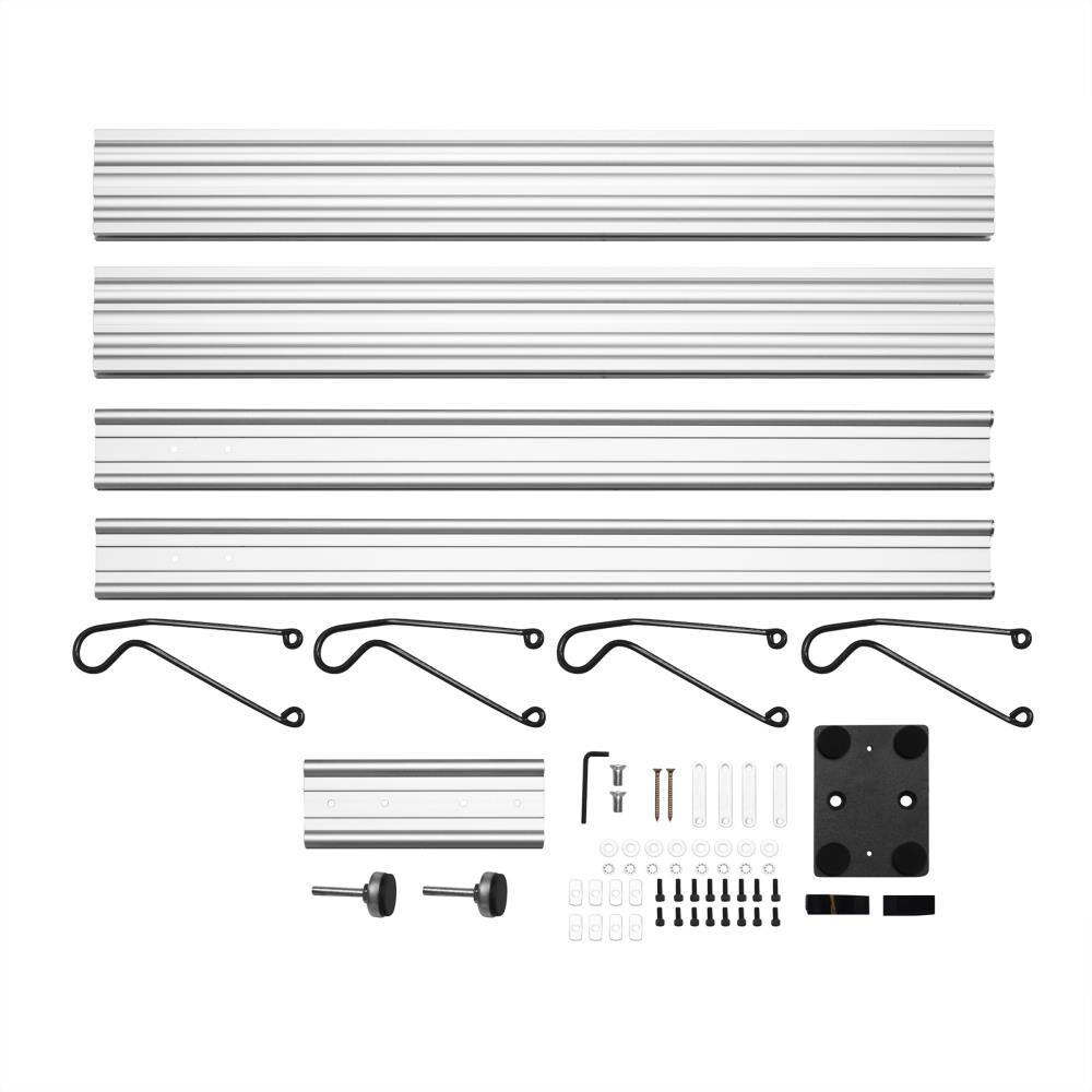 Leisure Sports Aluminum Bike Storage Rack with Tension Mount for Two Bicycles