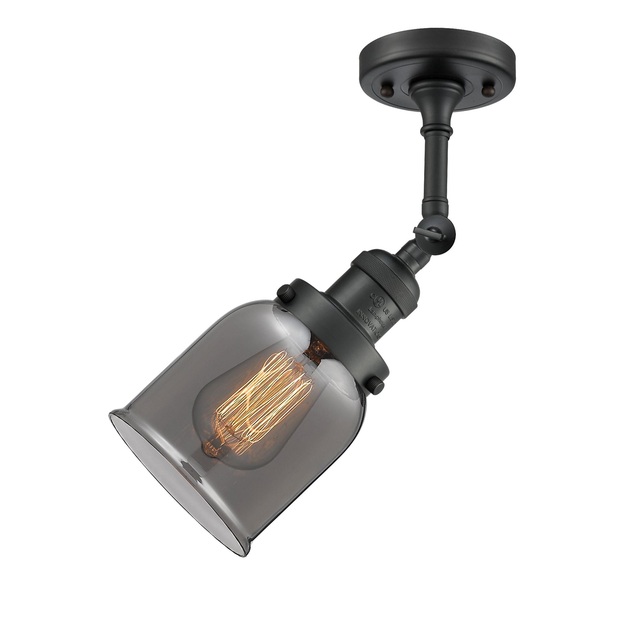 Innovations Lighting Bell 1 - Light Sconce in  Matte Black
