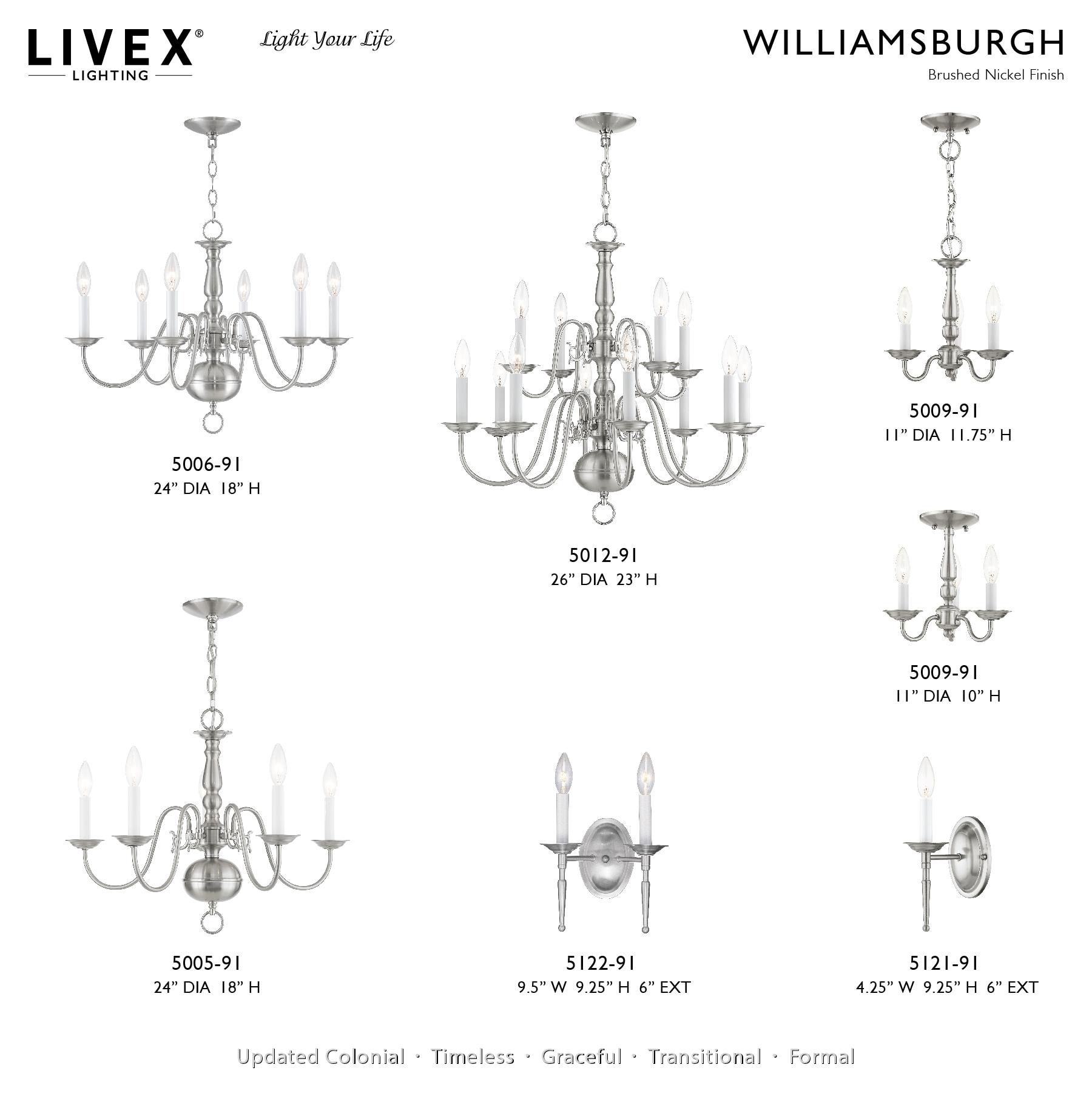Lighting Lumens 6 - Light Classic / Traditional Chandelier