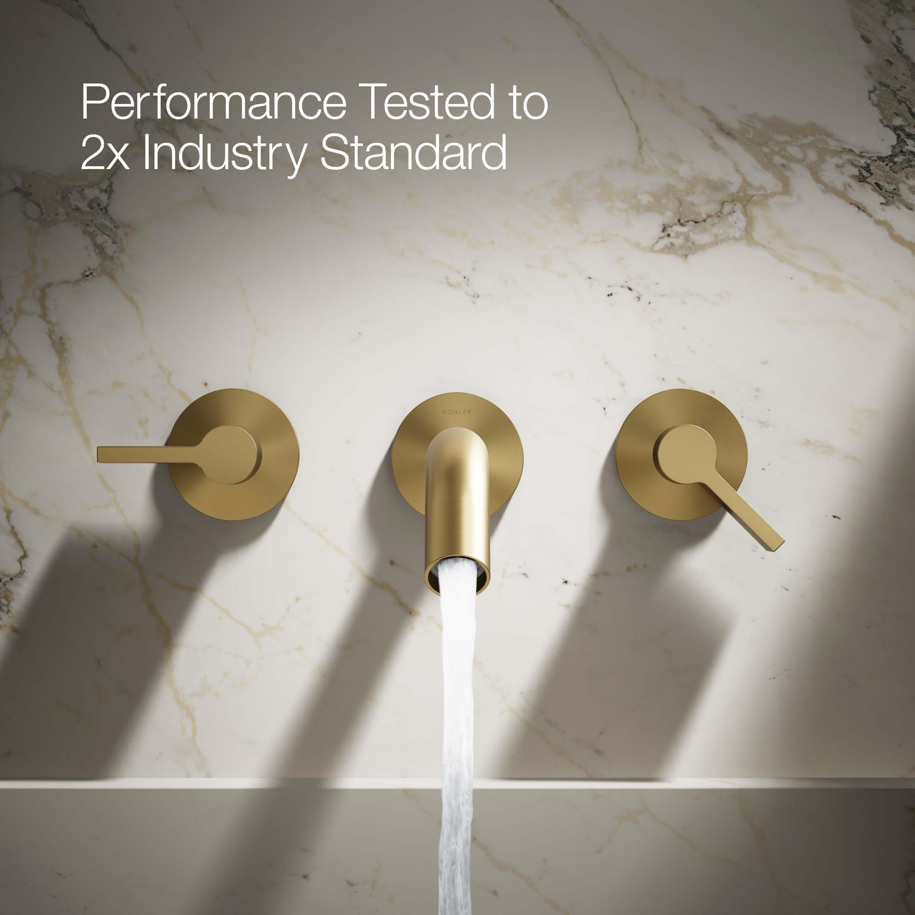 Components Wall-Mount Bathroom Sink Faucet Trim