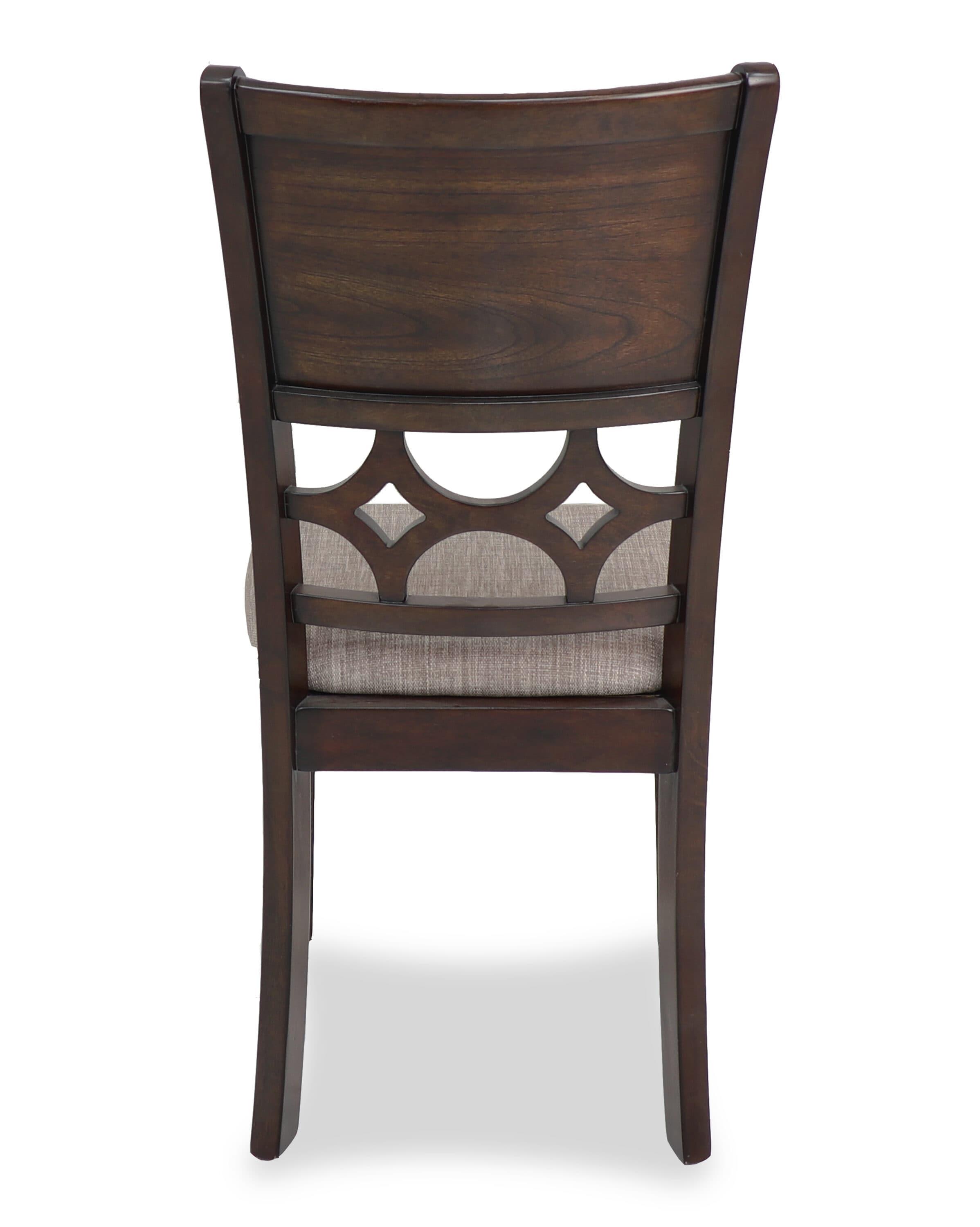 New Classic Furniture Mitchell 5-Piece Transitional Wood Dining Set in Cherry