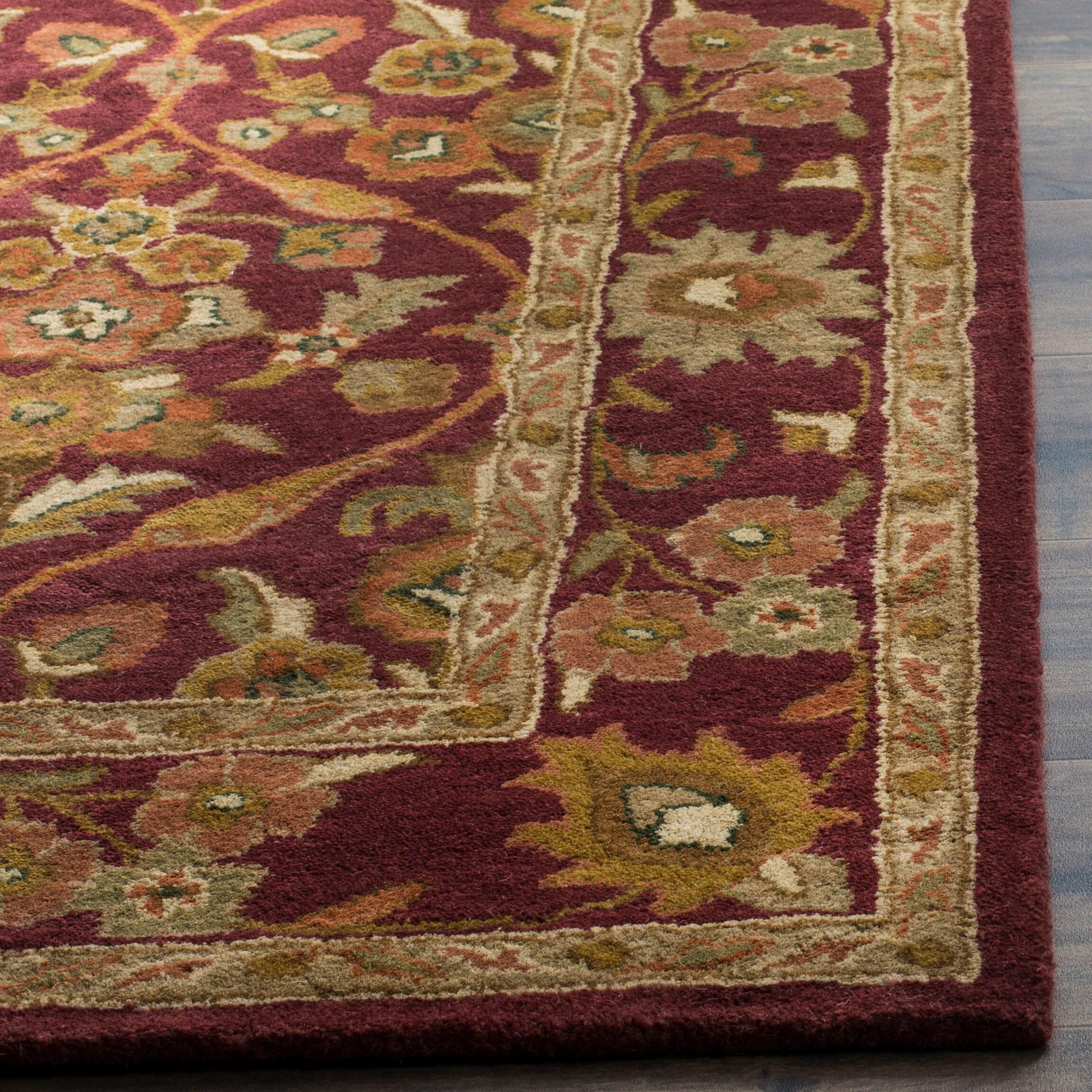 SAFAVIEH Antiquity Francine Oriental Wool Area Rug, Wine/Gold, 2' x 3'