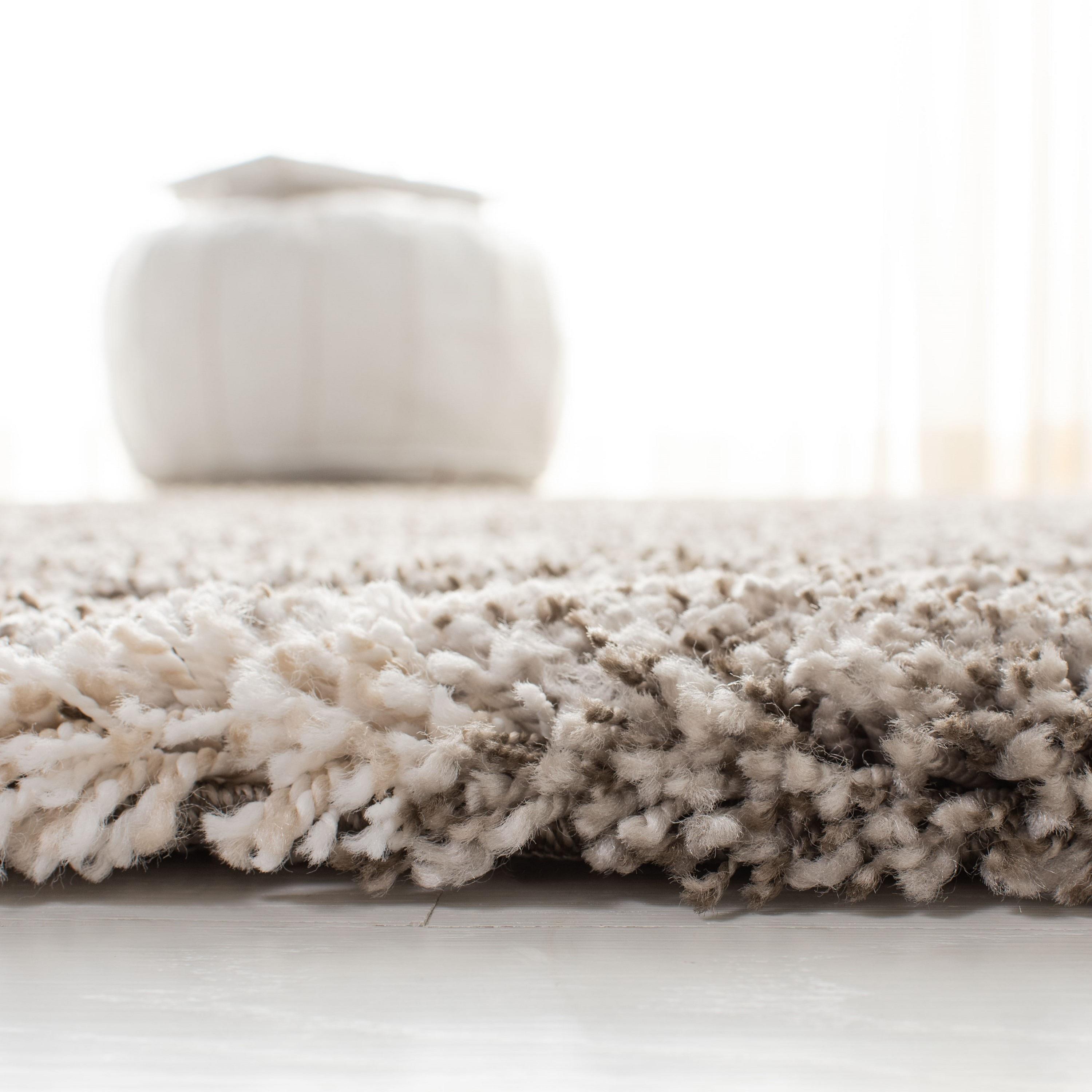 Hudson Shag SGH282 Power Loomed Indoor Area Rug - Grey/Ivory - 6'x9' - Safavieh