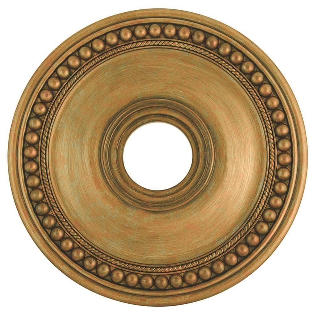 82074-48-Livex Lighting-Wingate - Ceiling Medallion in Style - 20 Inches wide by 1.5 Inches high-Antique Gold Leaf Finish