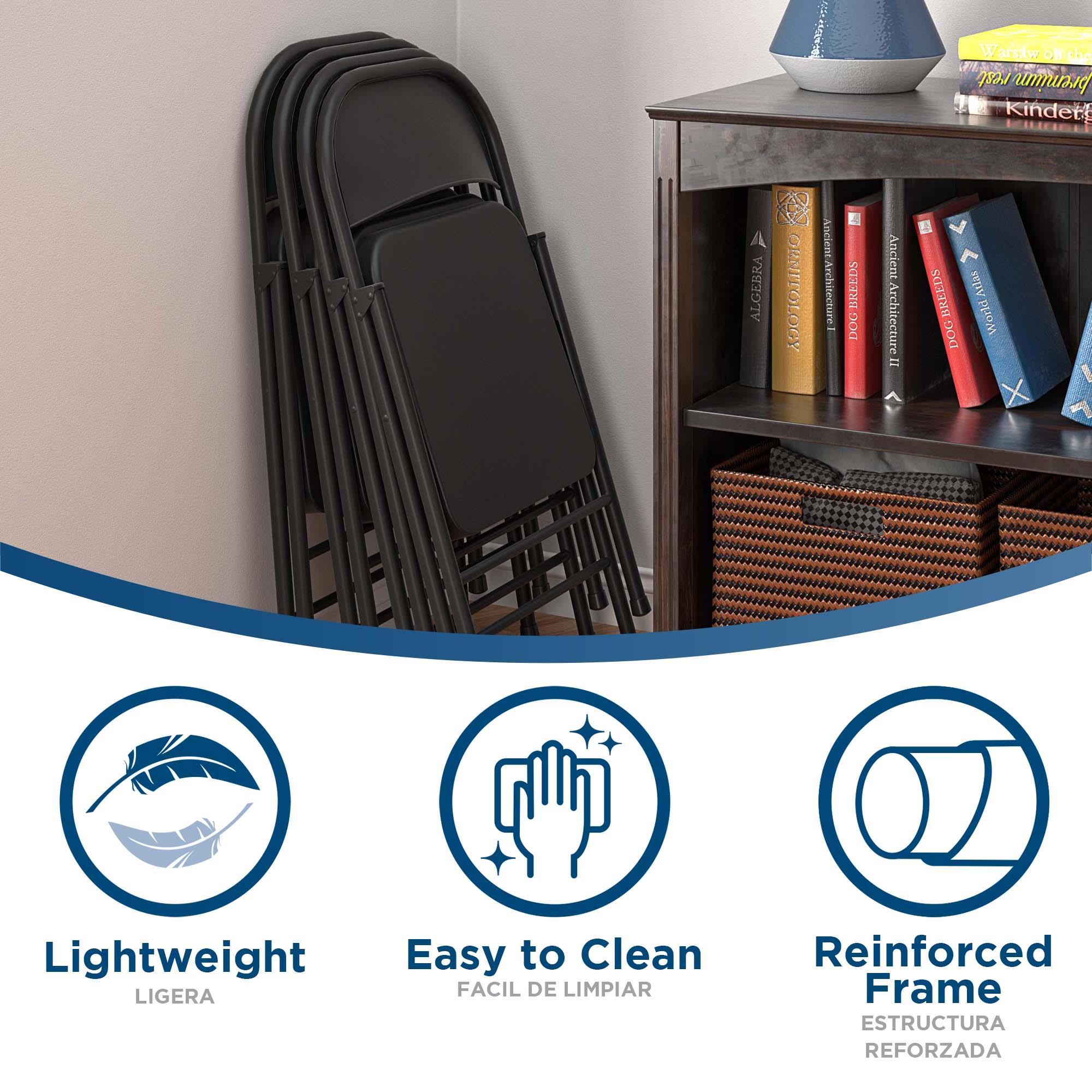 COSCO SmartFold All-Steel Folding Chair