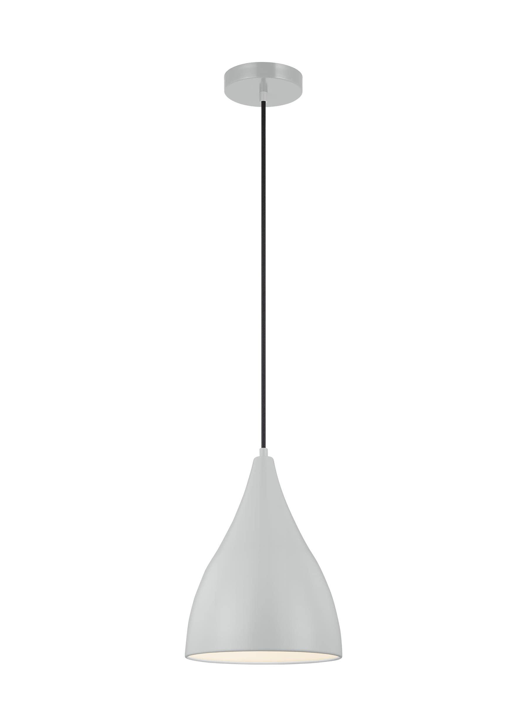 Matte Grey Steel Mini LED Pendant Light
