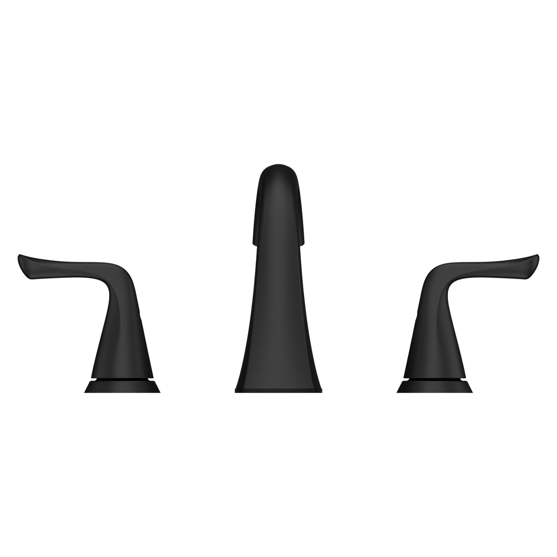 Pfister Willa Widespread Bathroom Faucet with Drain Assembly LF-049-MALSDB