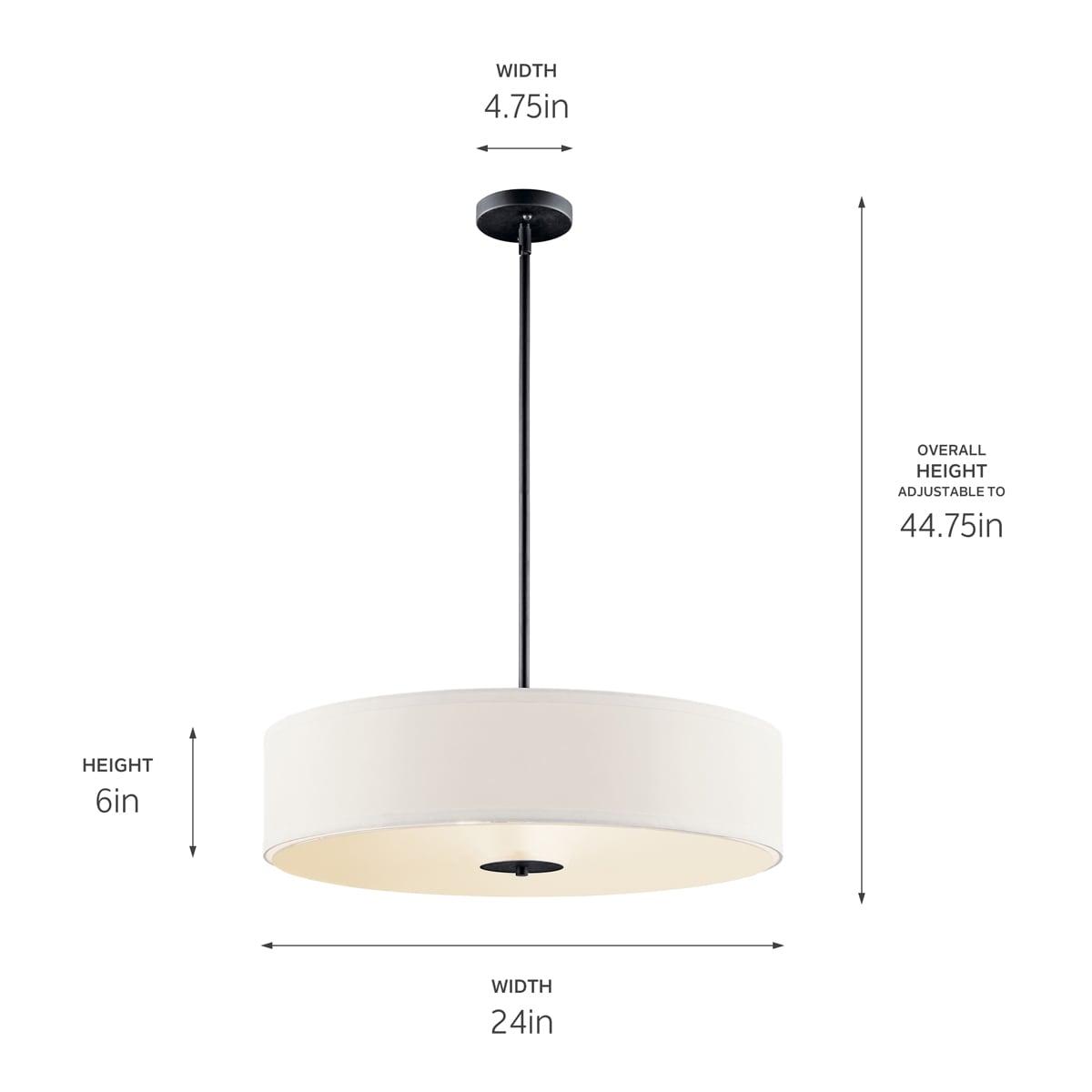 Kichler Lighting 3 - Light Pendant in  Black