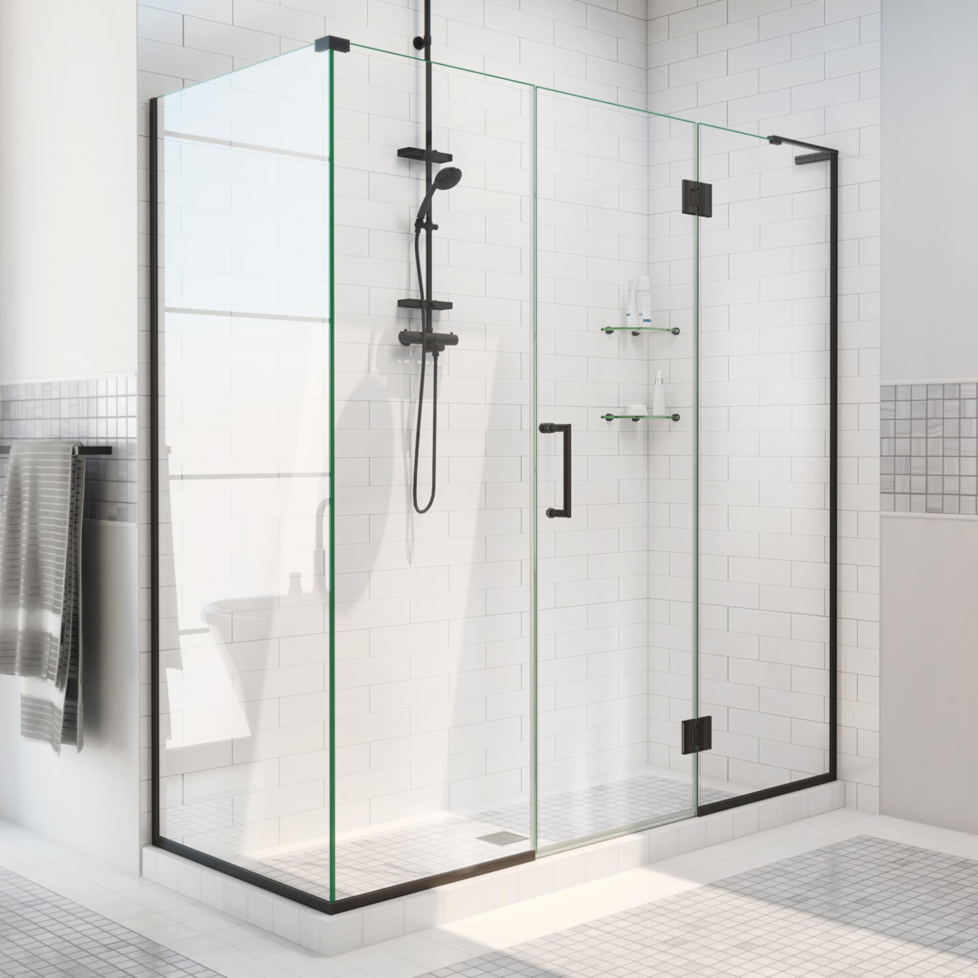 Unidoor-X 70.5" x 72" Rectangle Hinged Shower Enclosure